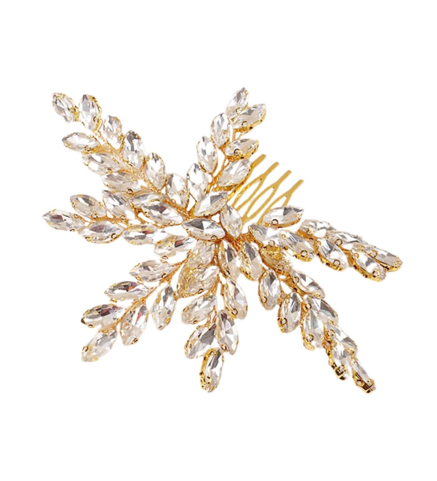 Angoily Comb Hair Accessories Hair Jewelry Bridal Hair Ornament Rhinestone Hairpiece for Women Hair Jewels Bridal Hair Clip Rhinestone Headpiece The Flowers Miss Grab The Drill Rhinestones - Buy Online on GoSupps.com