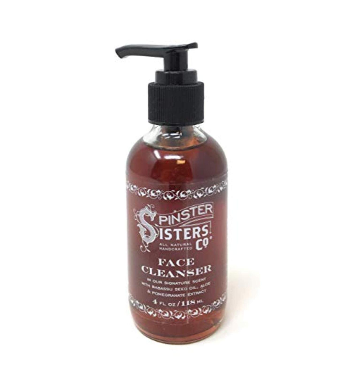 SPINSTER SISTERS CO Face Cleanser 4 oz - Gentle Natural Skincare for All Skin Types | International Shipping Available - Buy Online on GoSupps.com