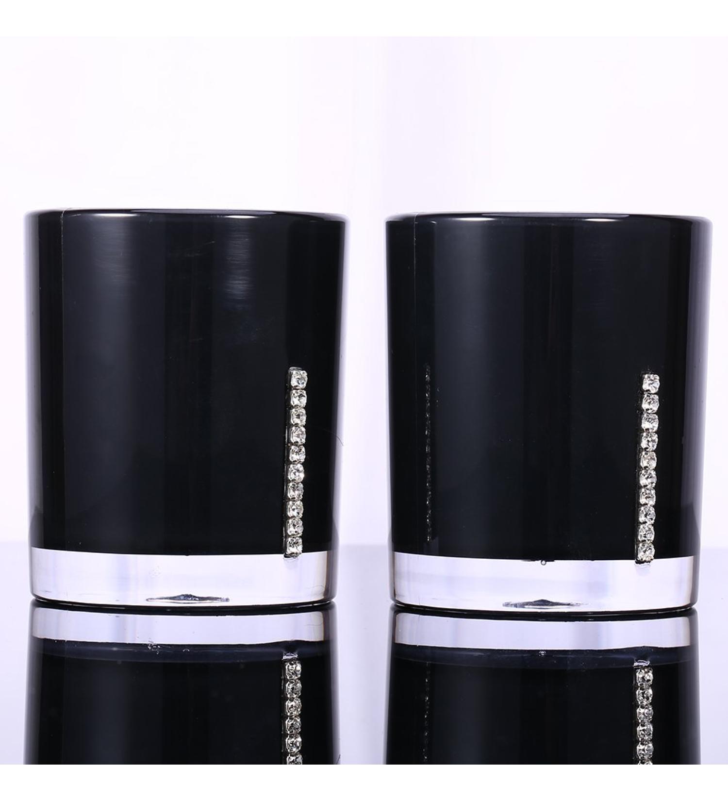 Buy Black 5-Piece Acrylic Bathroom Accessories Set | Stylish Bathing Mug & Toothbrush Holder | International Shipping Available - Buy Online on GoSupps.com