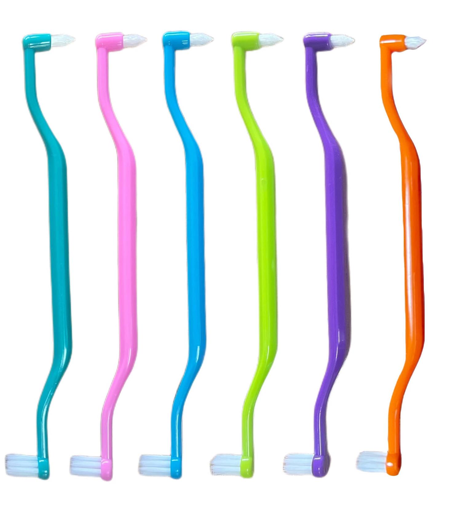 6-Piece 2-in-1 Toothbrush Set for Complete Oral Care | Interdental & Wisdom Tooth Brush Heads | Soft Dental Brushes for Braces & Between Teeth - Buy Online on GoSupps.com