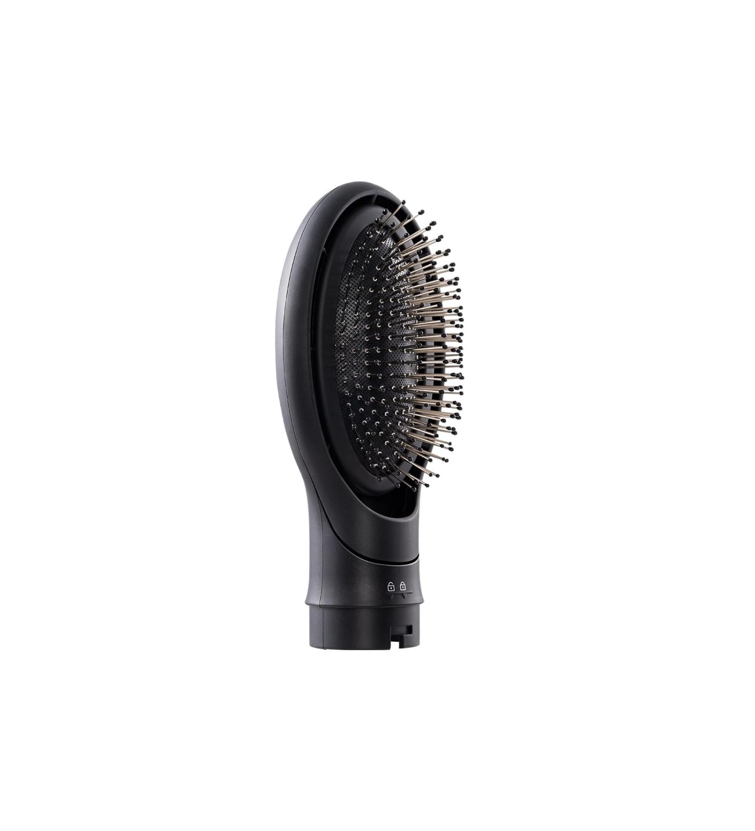 Massage Brush Black Massage Comb Brush with Massage Particles Blow Dryer Brush Model 846 Interchangeable Accessories Suitable for All Types of Hair