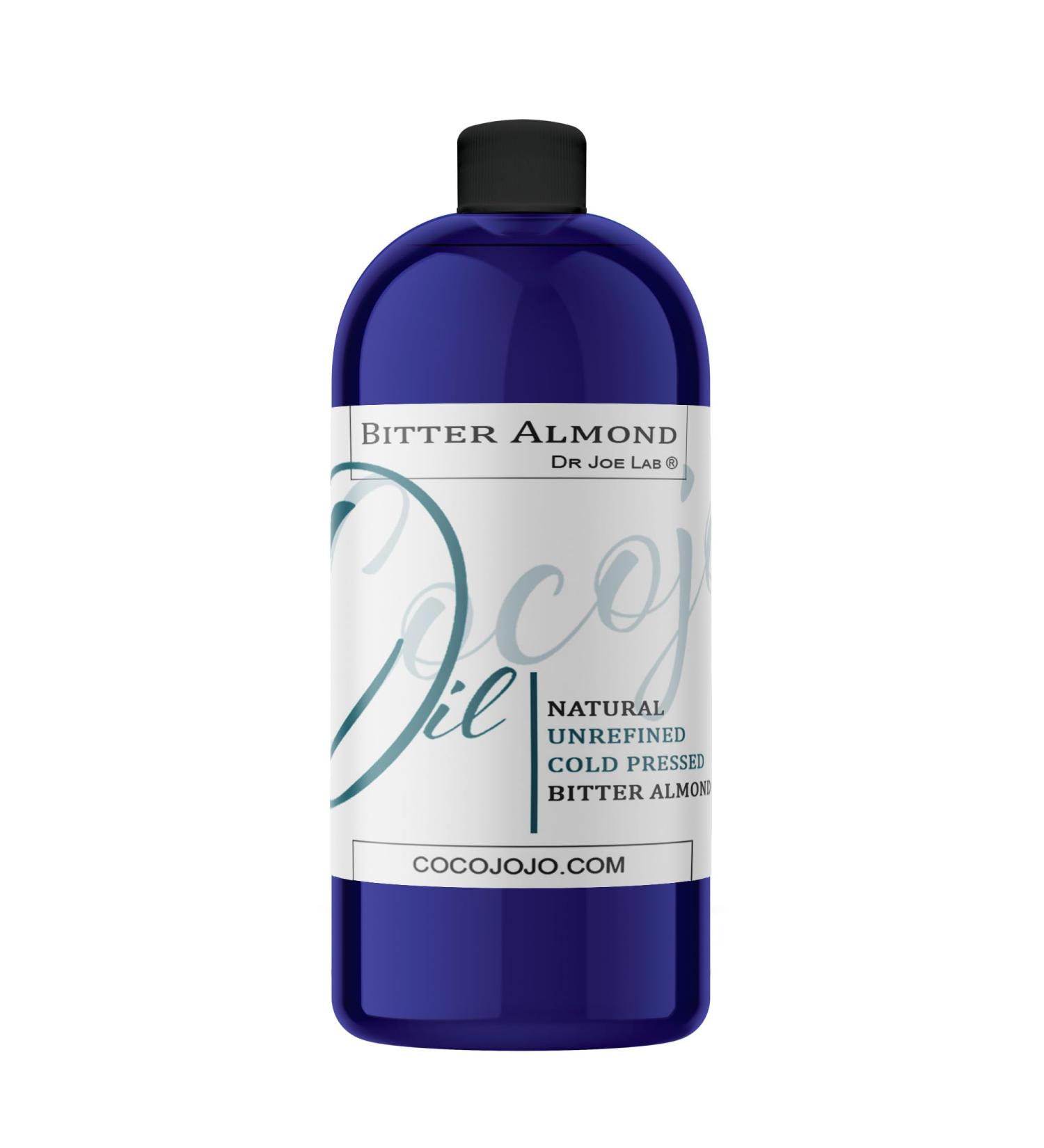 Dr Joe Lab Bitter Almond Oil - 32 oz - Pure Unrefined Cold Pressed Extra Virgin Non GMO All Natural Vegan Bulk Carrier Oil Perfect for Body Hair Face Skin Nails Facial Hair DIY Cosmetics 32 Fl Oz (Pack of 1) - Buy Online on GoSupps.com