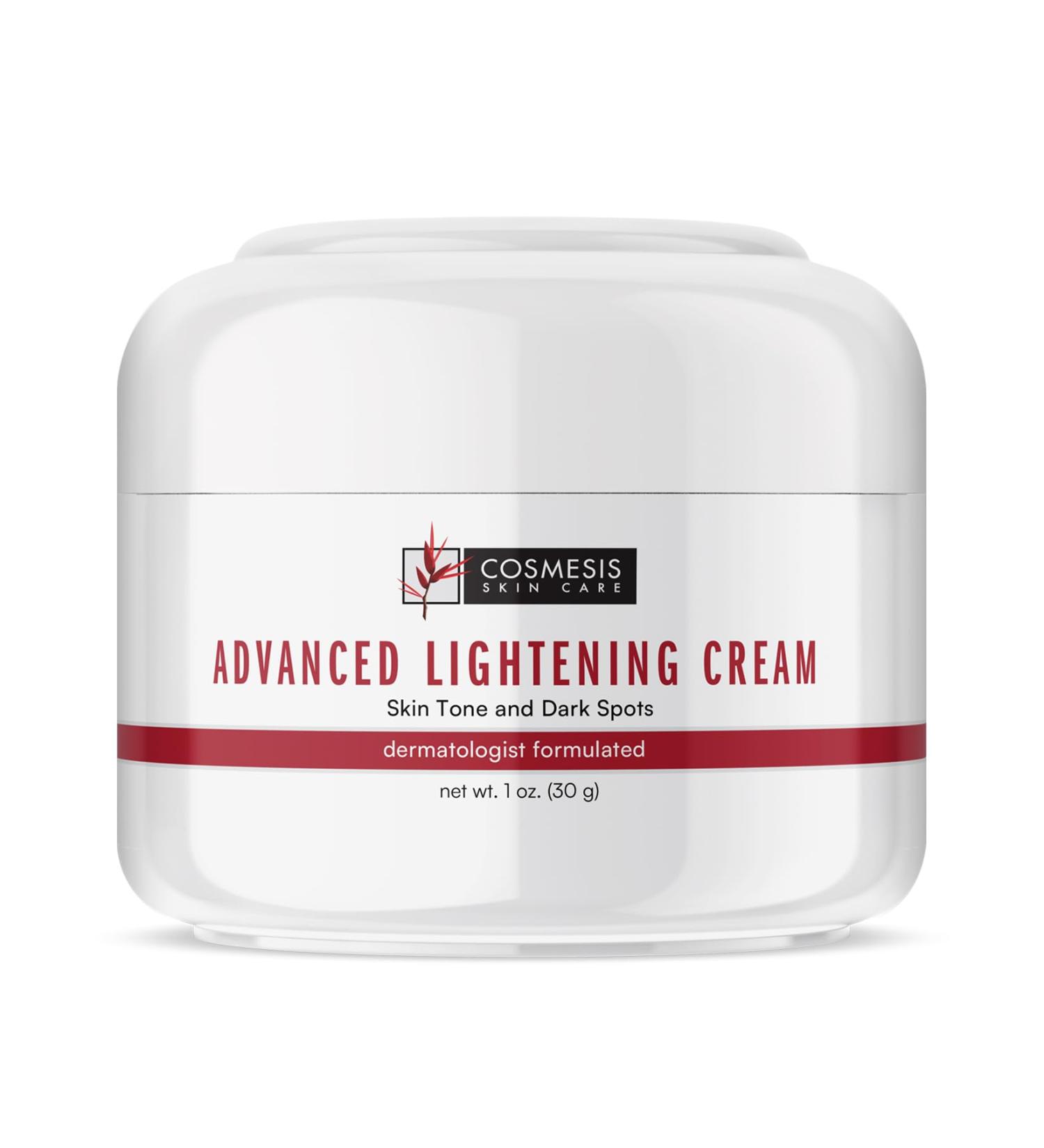 Cosmesis Advanced Lightening Cream - Dark Spot Reduction Youthful Skin Niacinamide & Alpha Arbutin - 1 oz - Buy Online on GoSupps.com