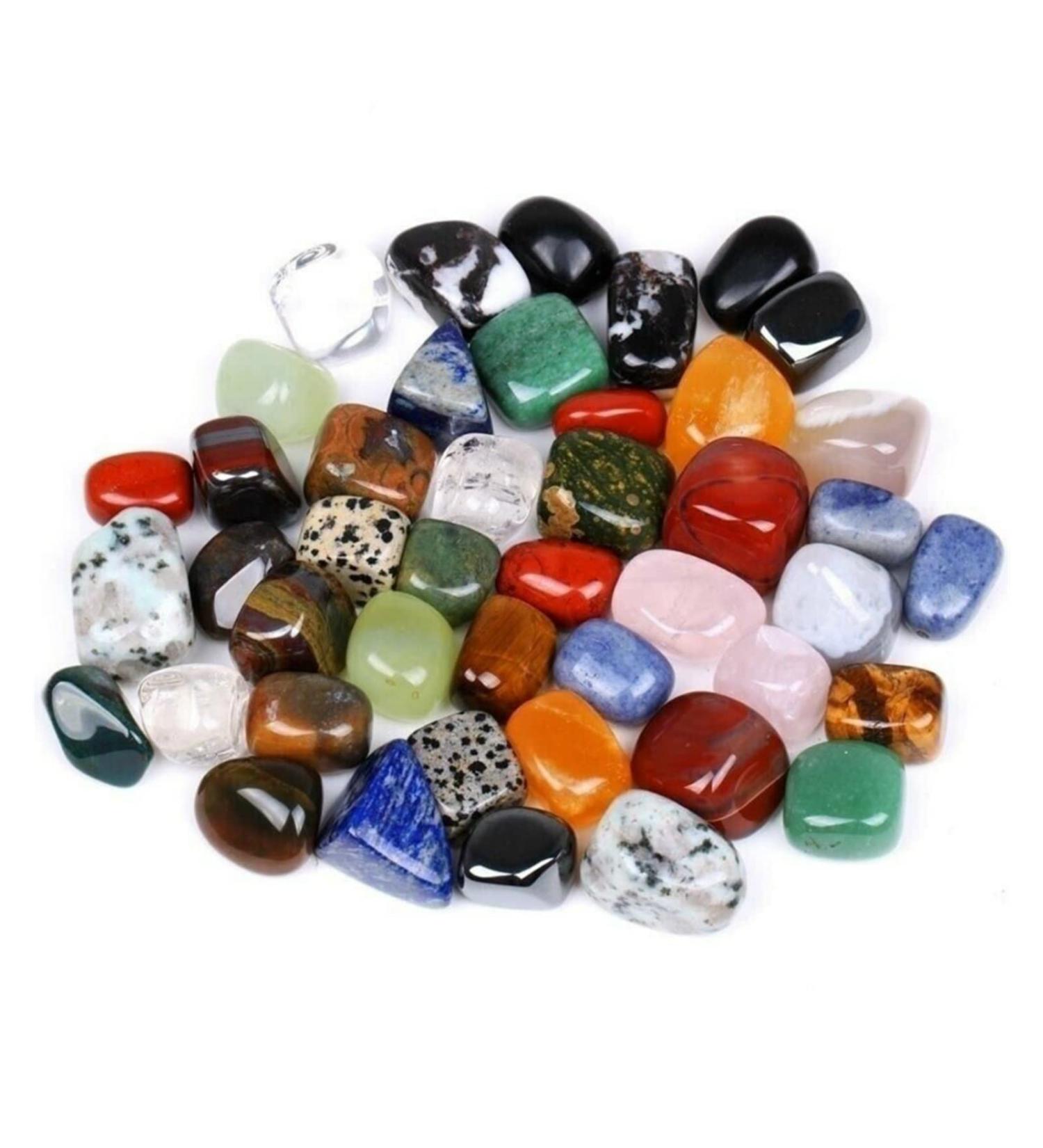 Natural Crystal Rough 50g Assorted Tumbled Gemstone Mixed Stones Natural Rainbow Amethyst Urine Colorful Rock Agate Stone Mineral Specimen - Buy Online on GoSupps.com