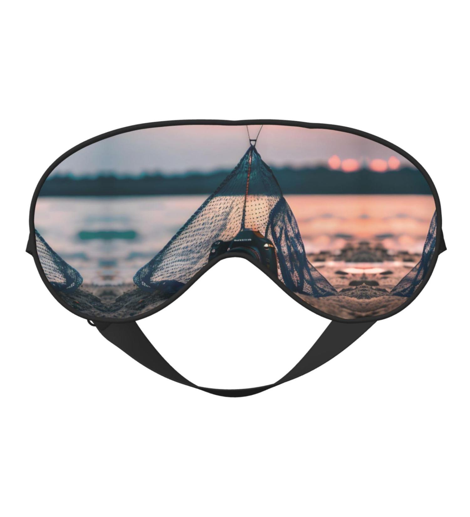 SSIMOO Starfish Fishing Nets Eye Mask | Double-Sided Light Blocking | Enhance Sleep Quality | Soft & Comfortable | International Shipping - Buy Online on GoSupps.com