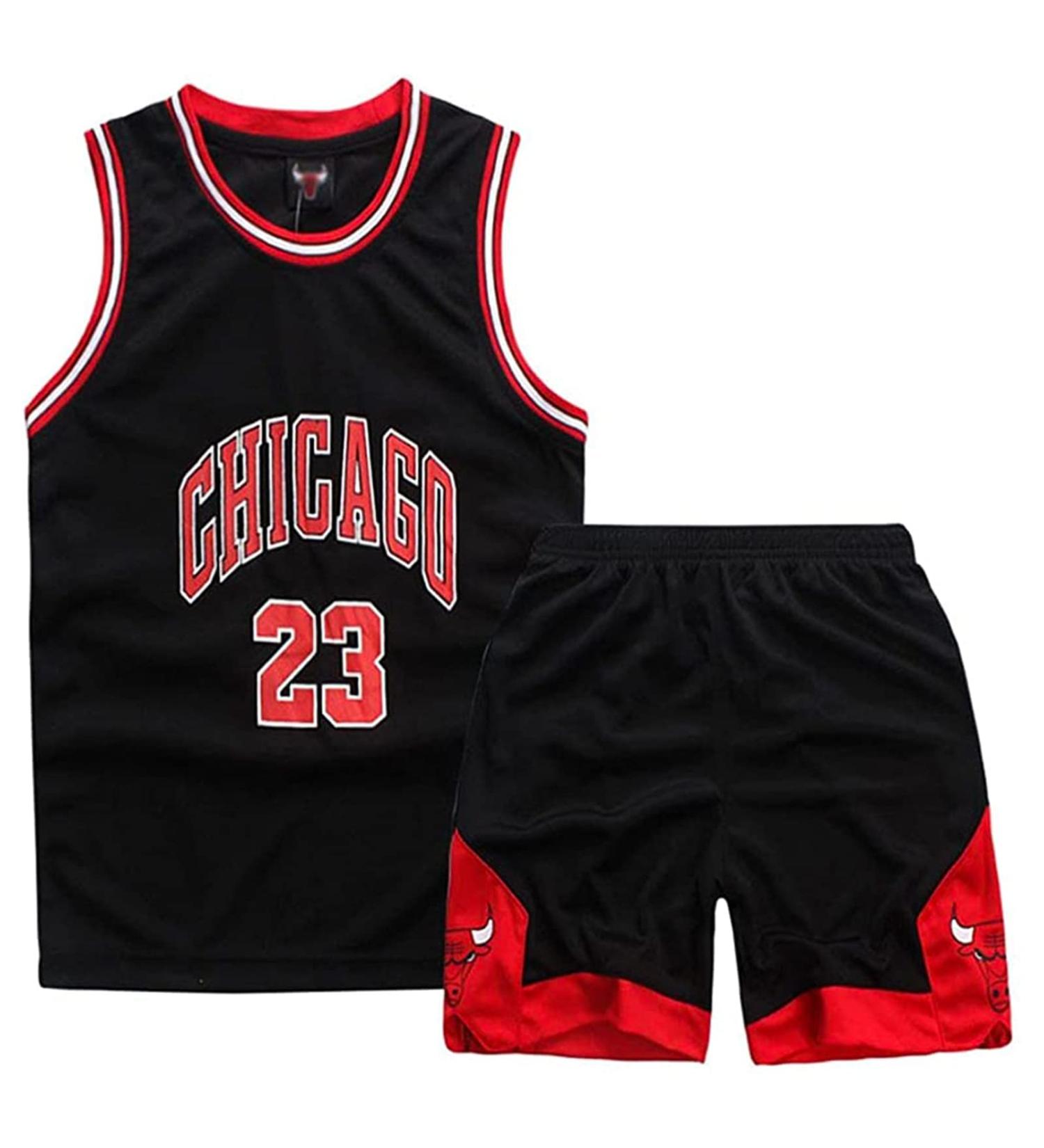 Shop Little Boys 2 Piece Sleeveless Basketball Jersey & Pants Set - 11 Years - Black - International Shipping Available - Buy Online on GoSupps.com