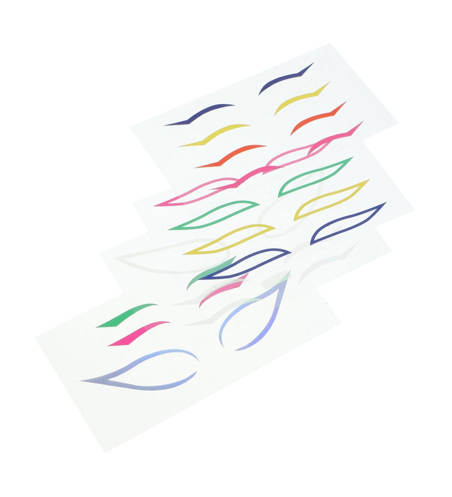 Healeved 28 Sets Paper Female Makeup Sticker Beauty Eyeliner Decal Beauty Supply - Buy Online on GoSupps.com