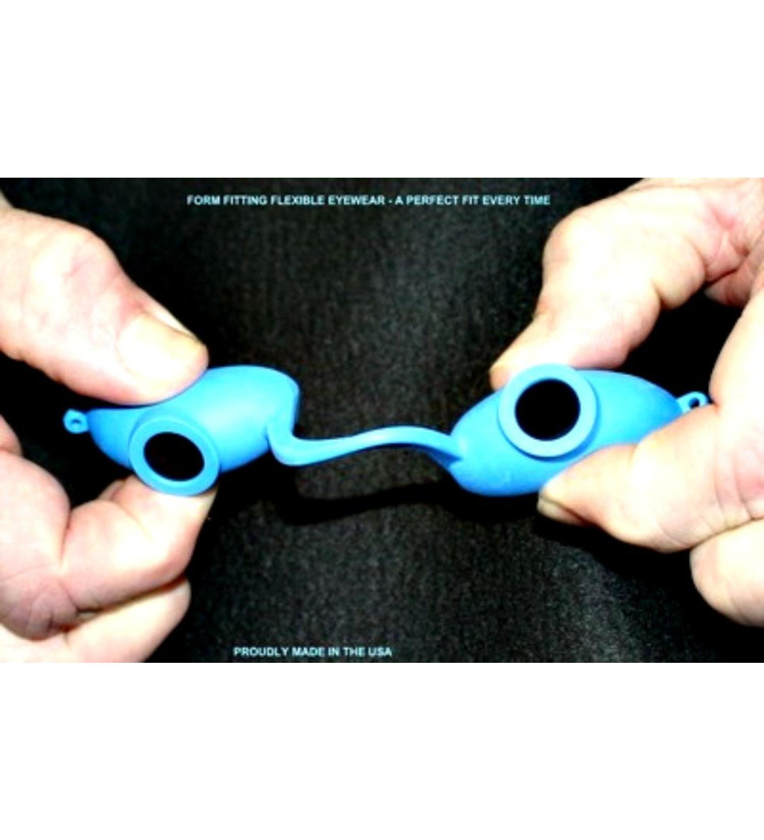 Tanning Bed Eyewear Sunnies Flexible EVO FLEX Goggles BLUE