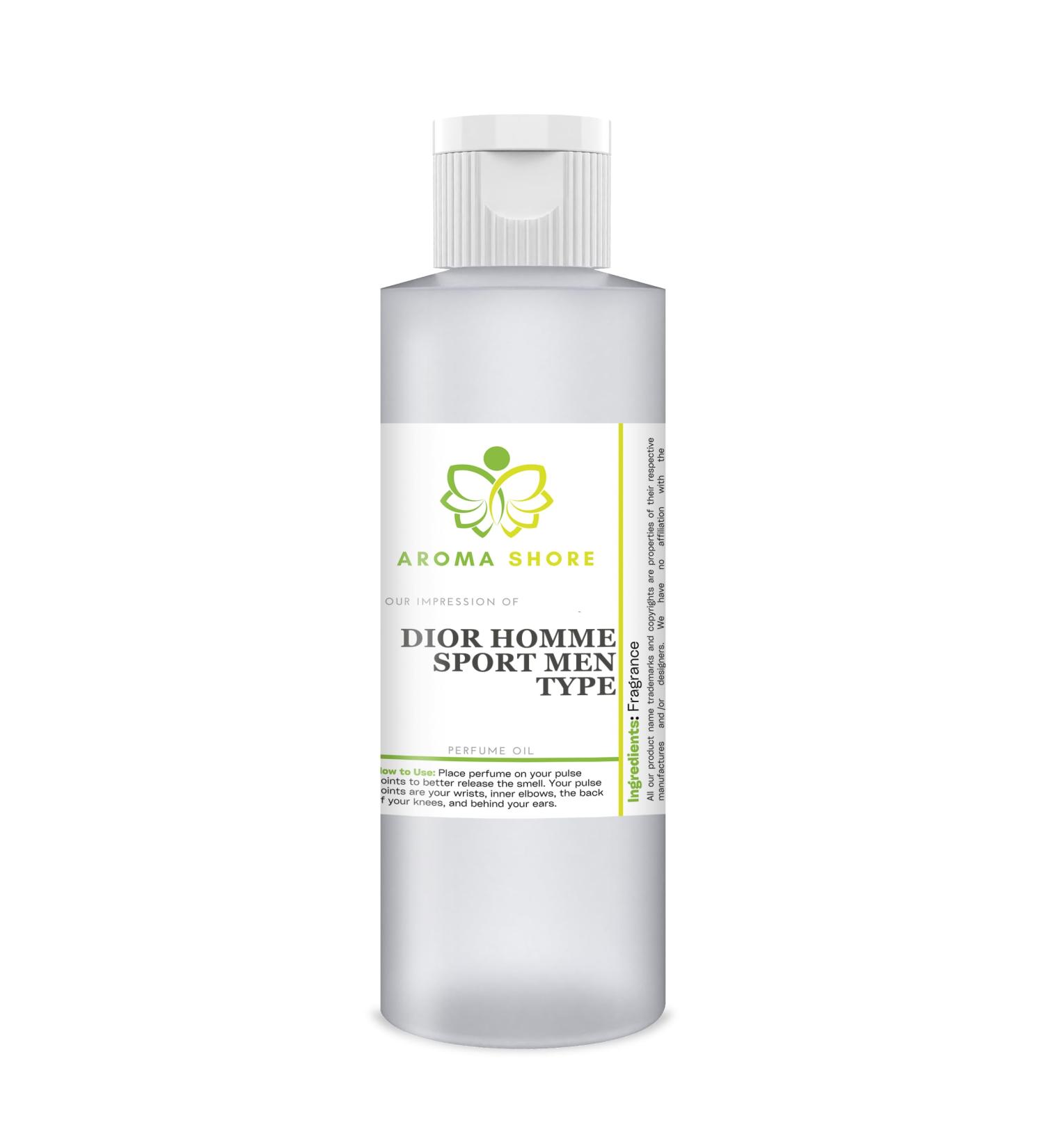 Perfume Oil - Our Impression Of and compatible with D'Ior Homme Sport Men Type 100% Pure Uncut Body Oil Our Interpretation Perfume Body Oil 4 Fl Oz (Pack of 1) - Buy Online on GoSupps.com