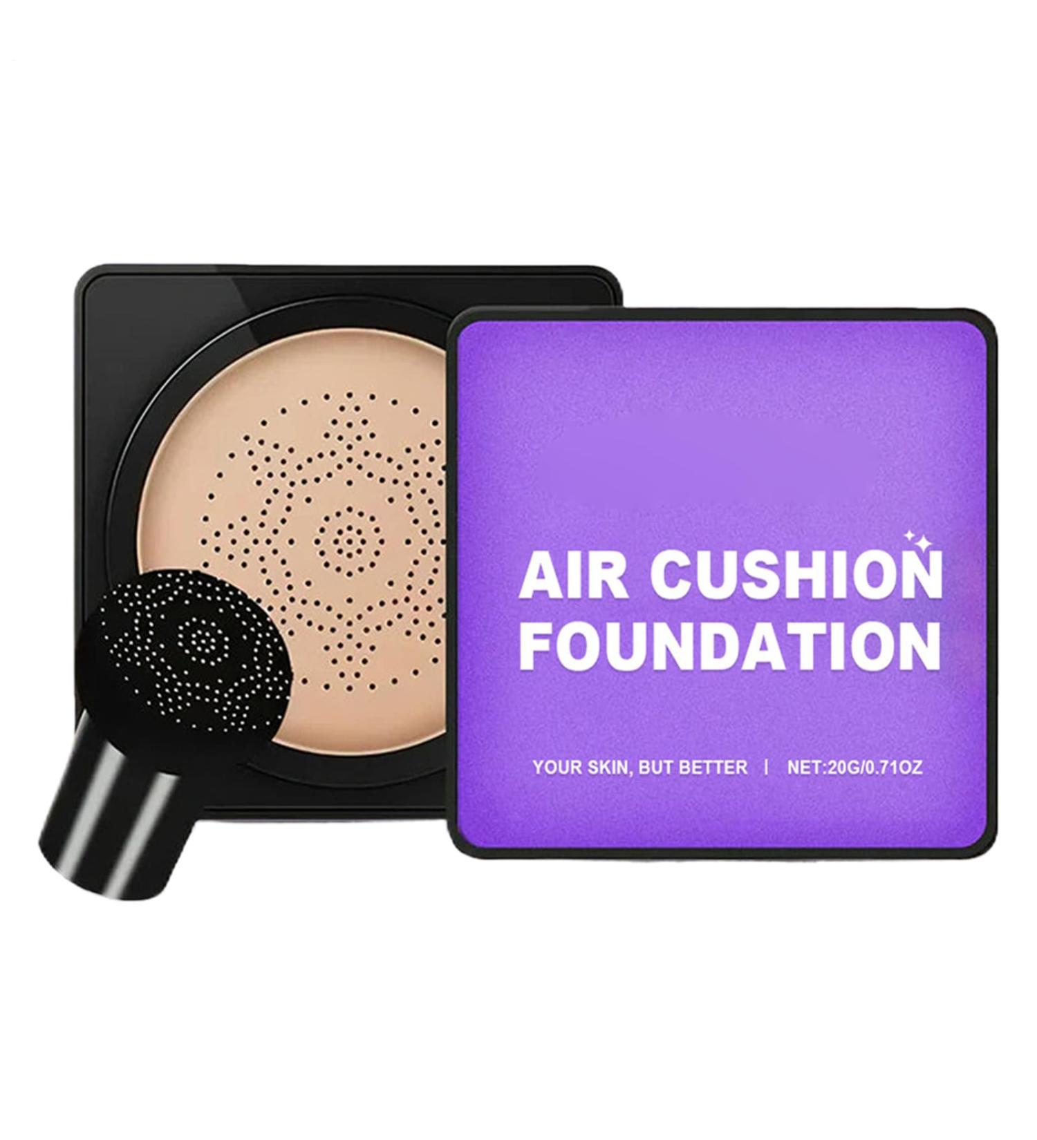  Ungtyb Foundation Cushion Waterproof Concealer Lightweight Formula Moisturizing Natural Long Lasting Coverage - Buy Online on GoSupps.com