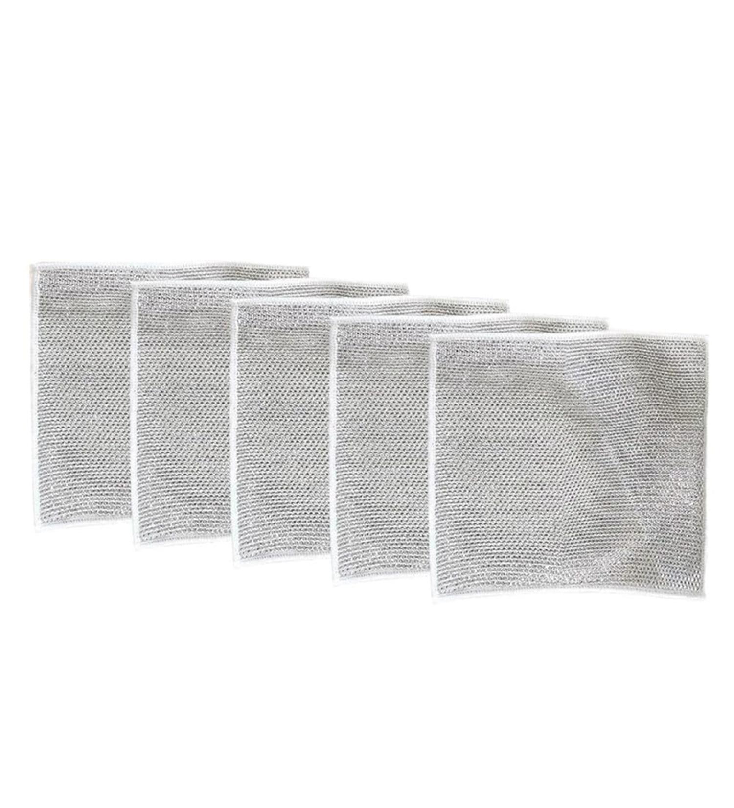 wemee 2024 New Multi-Purpose Steel Wire Dishcloth Metal Wire Dishcloth for Scrubbing and Cleaning 5PCS - Buy Online on GoSupps.com