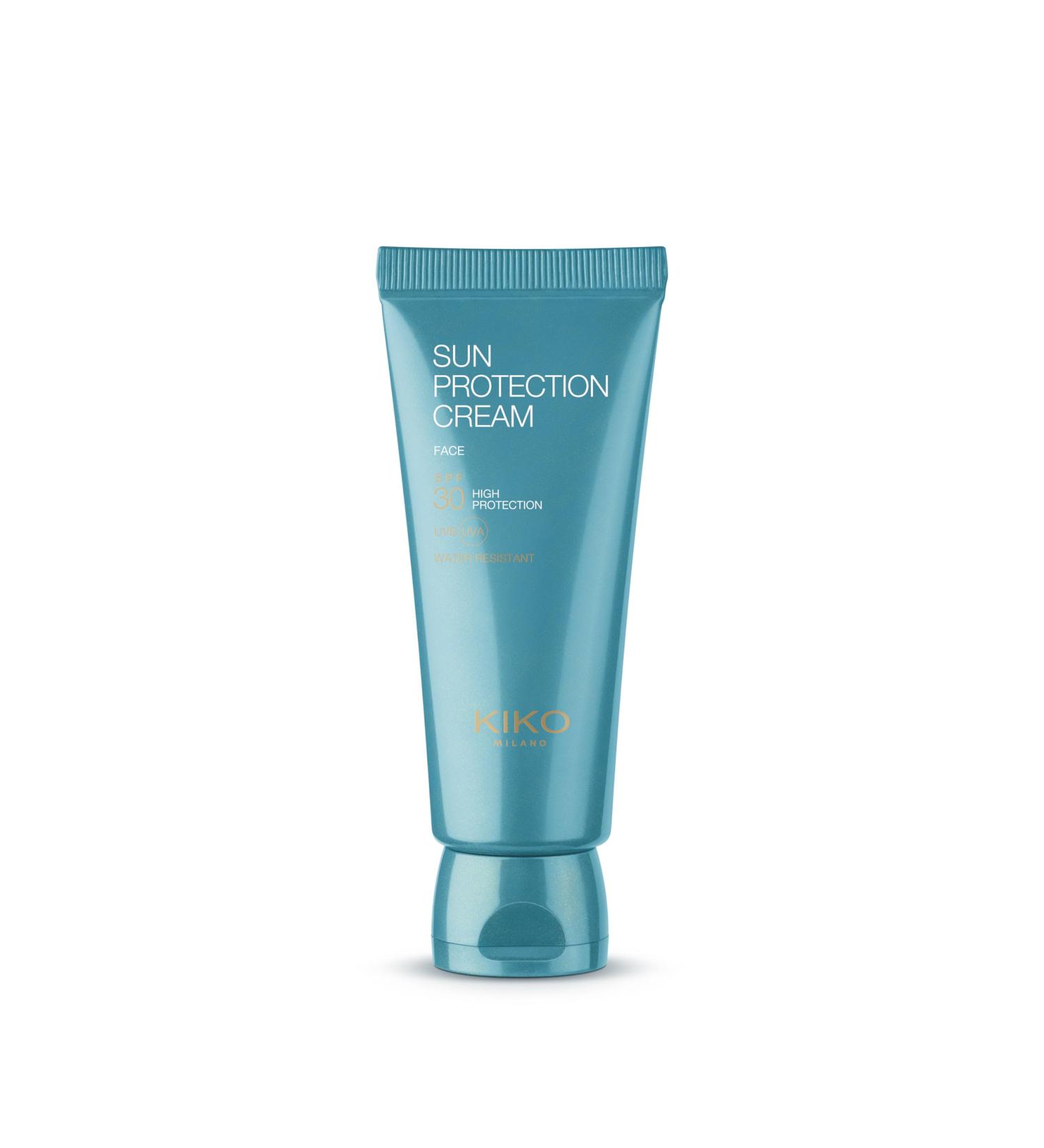KIKO Milano Sun Protection Cream Face Spf 30 Moisturising Face Sunscreen With SPF 30 And Hyaluronic Acid. Protects Against UVA And UVB Rays - Buy Online on GoSupps.com