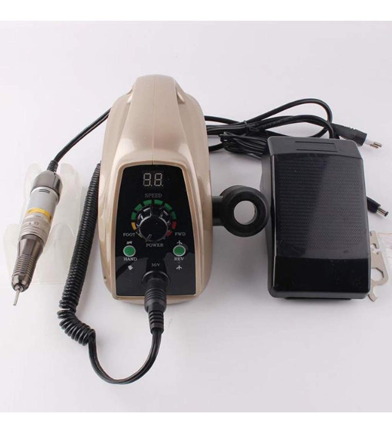 Electric Nail Drill Machine 35000RPM Electric Nail Files Portable Manicure Pedicure Set Kit with 4 Nail Drill Bits and 4 Sanding Bands Kit Nail Buffer Manicure Pedicur - Buy Online on GoSupps.com