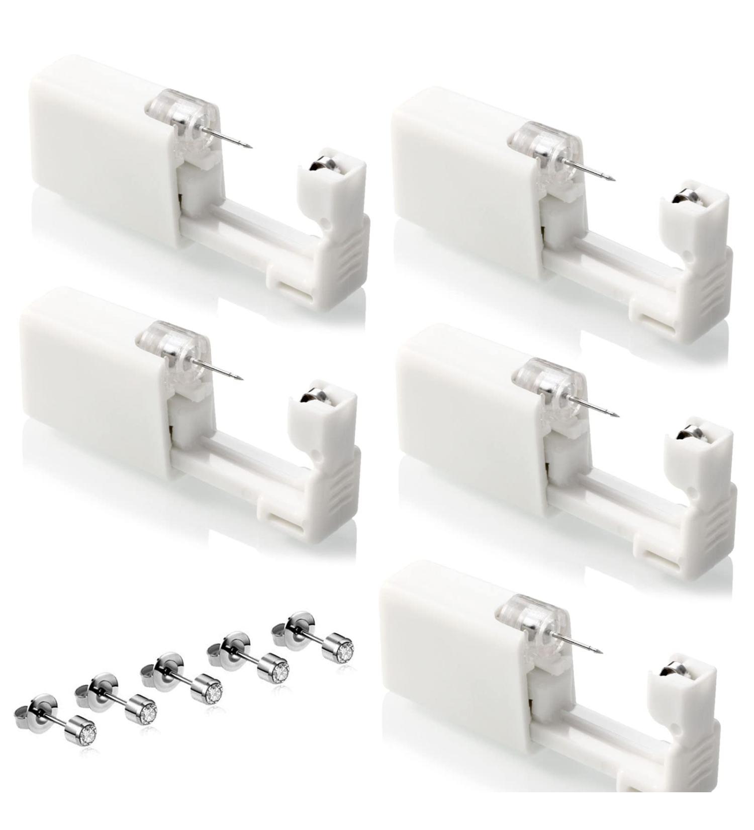 SOTICA Ear Piercing Gun Kit - Professional Grade, 5 Disposable Guns and Ear Studs Puncture Tool for Safe & Easy Ear Piercing - 5PCS - Buy Online on GoSupps.com