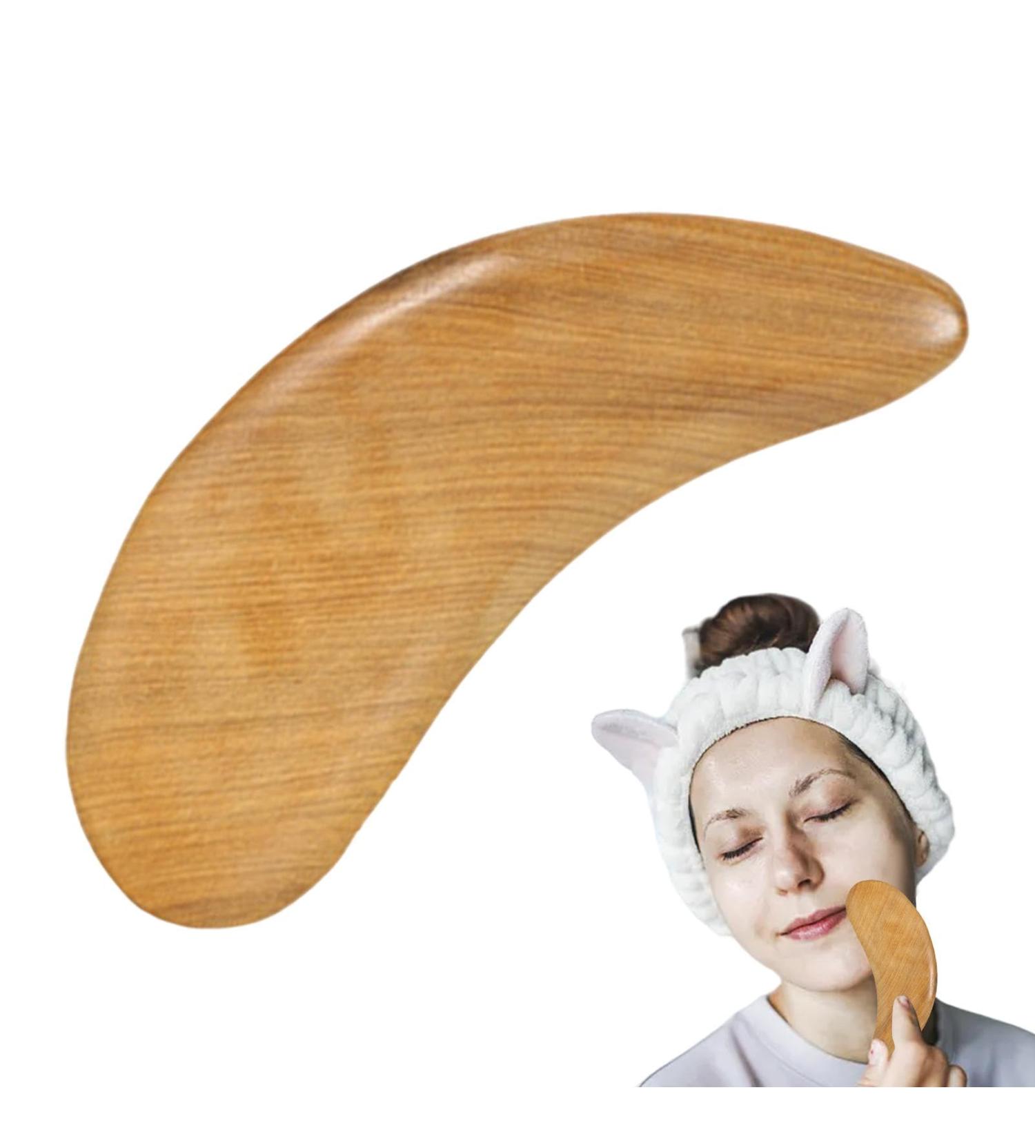 Buy Autwekm Wooden Massage Tools | Massage Rollers Facial Scrapers & Relaxation Tools for Face Neck & Body - Buy Online on GoSupps.com
