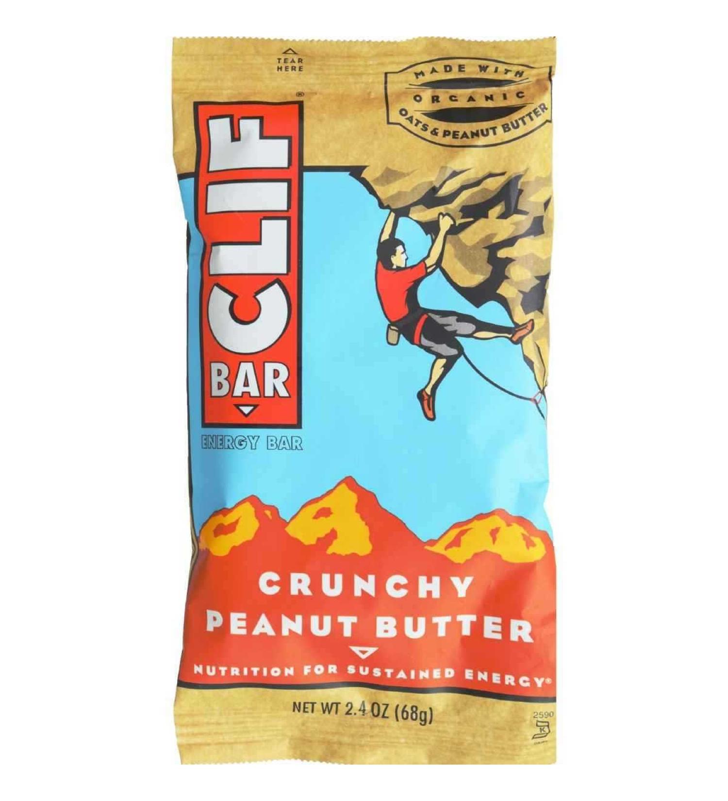 Clif Bar Crunchy Peanut Butter (Box of 12)