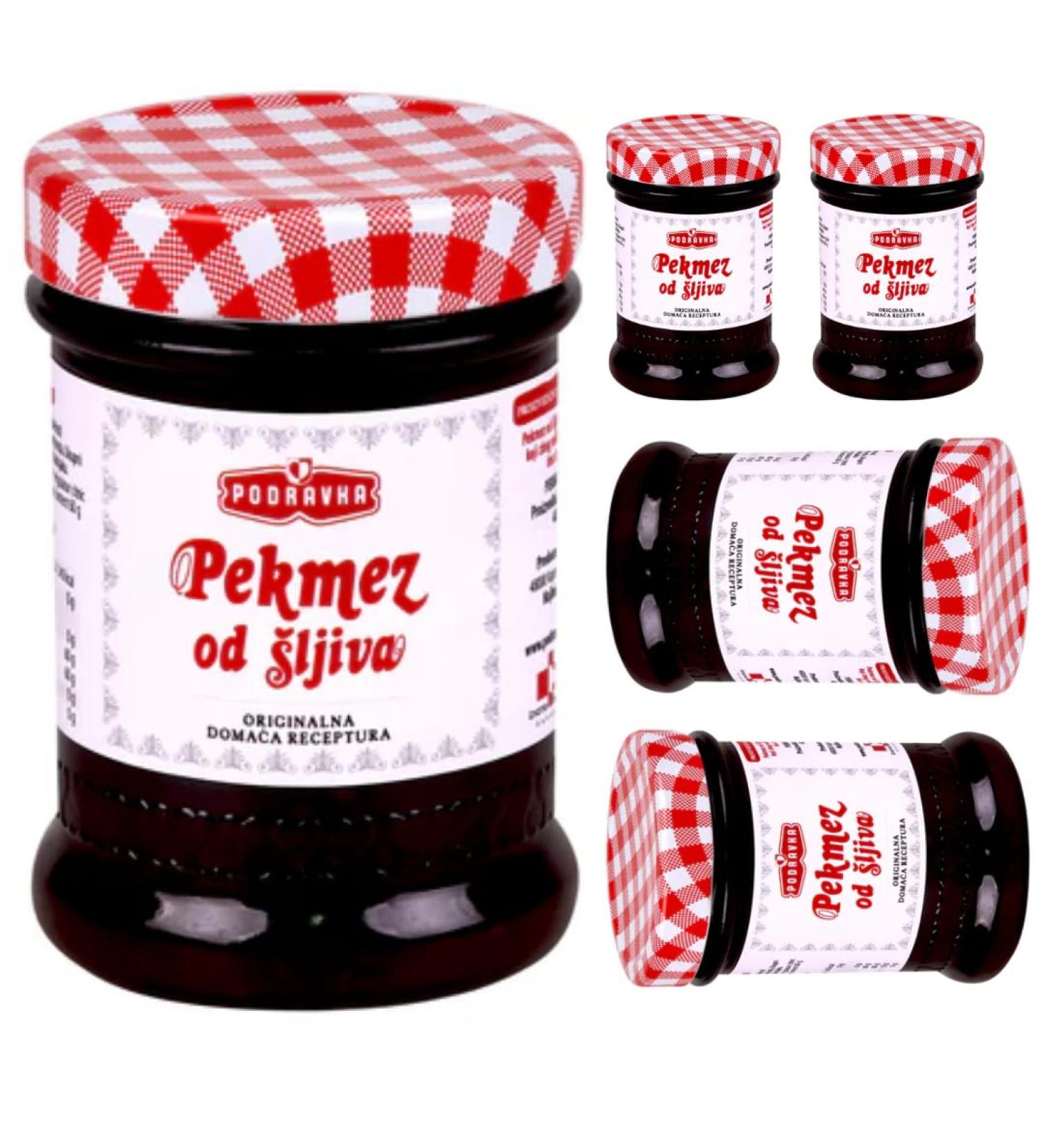 Pufai Podravka Pack of 5 jams in glass 350 g - Buy Online on GoSupps.com