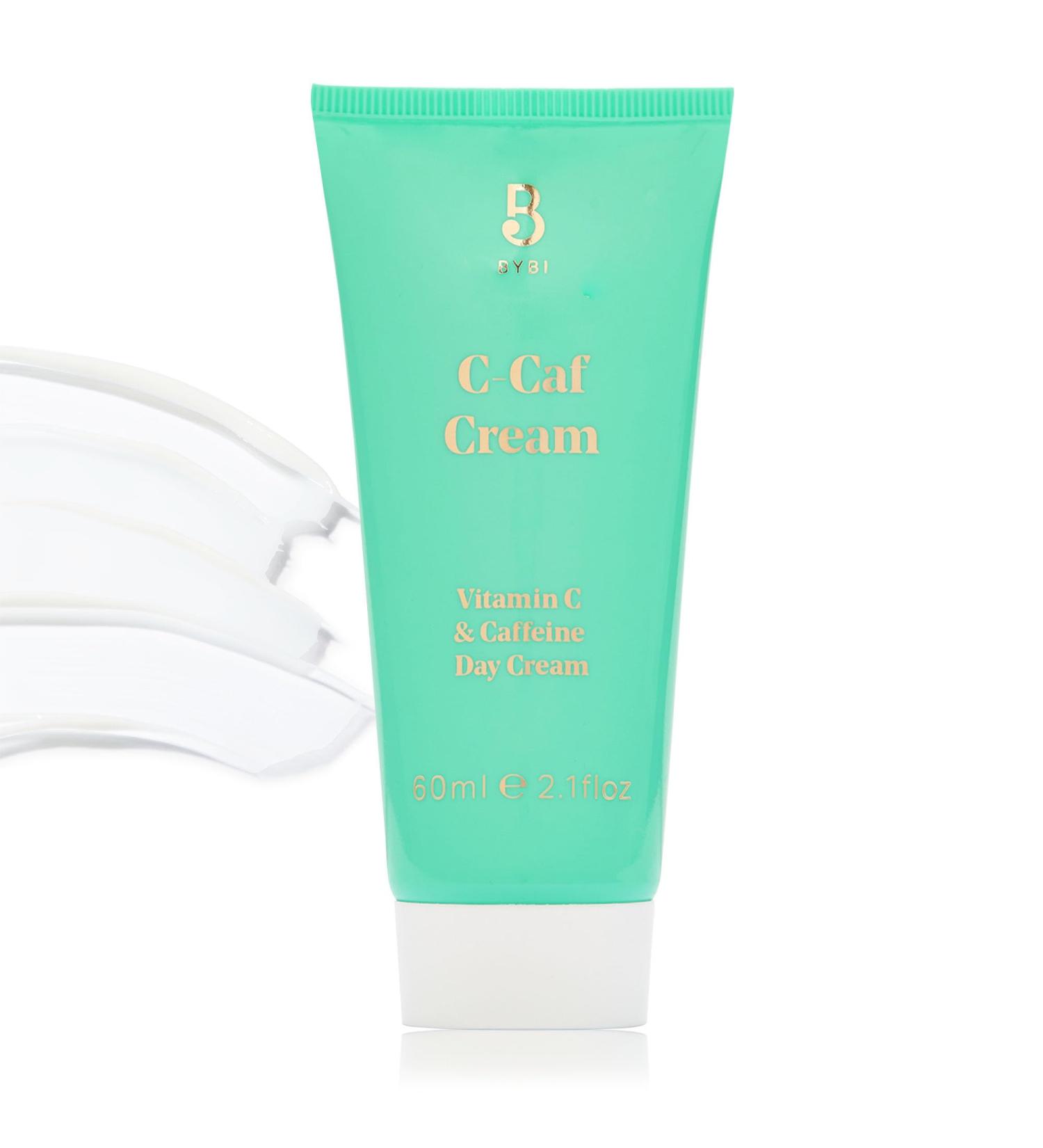 BYBI Beauty C-Caf Vitamin C Face Cream - Reduces Puffiness Hyperpigmentation & Scars - Brightening & Hydrating - Antioxidant-Rich Matcha & Caffeine - Shea Butter Glycerin Squalane - Vegan - 60ml C-Caf Cream (60ml) - Buy Online on GoSupps.com