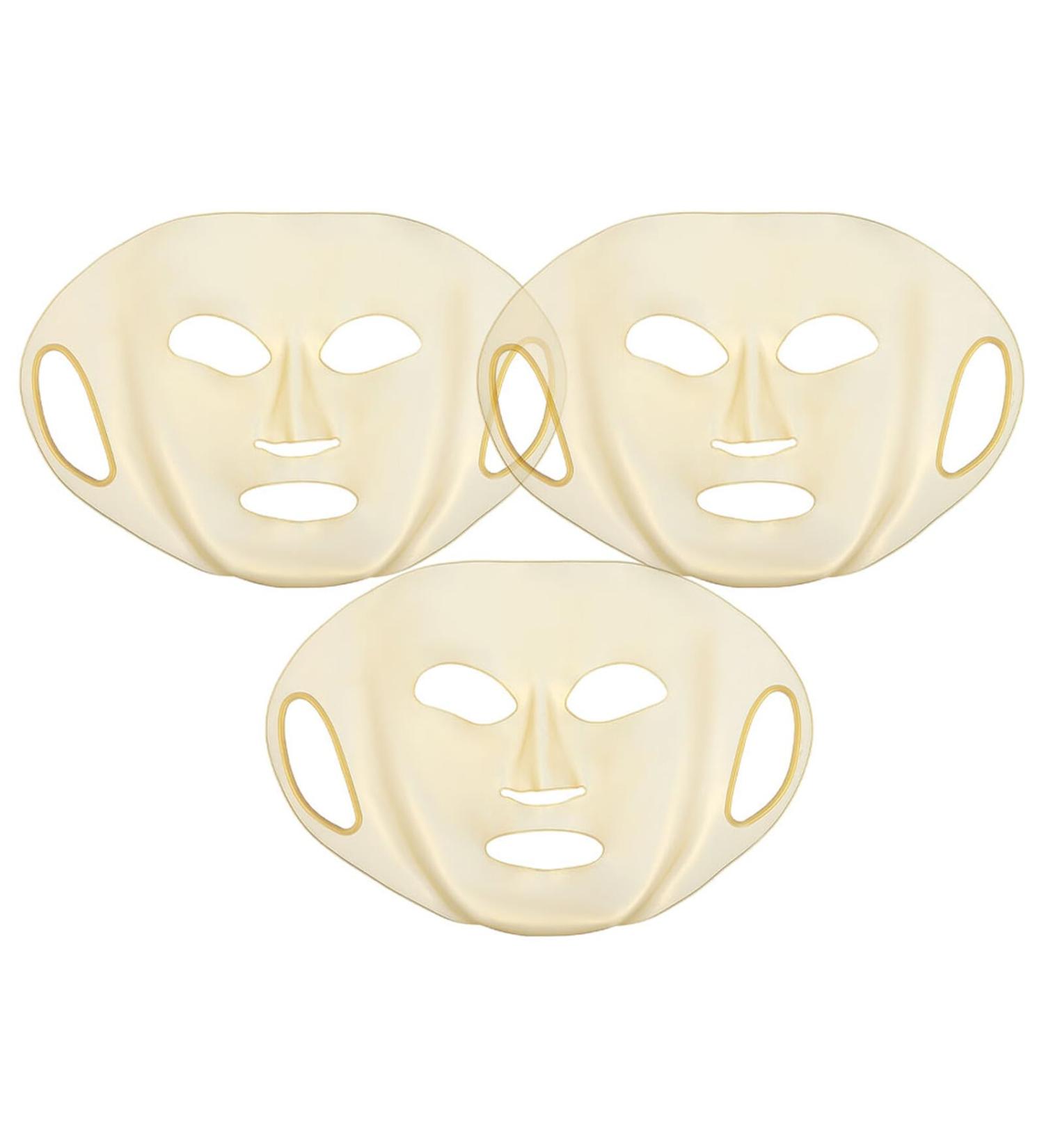 3pi ces Masque Silicone R utilisable Pour Visage Masques Visage Silicone Hydratants Lot De R utilisables - Buy Online on GoSupps.com