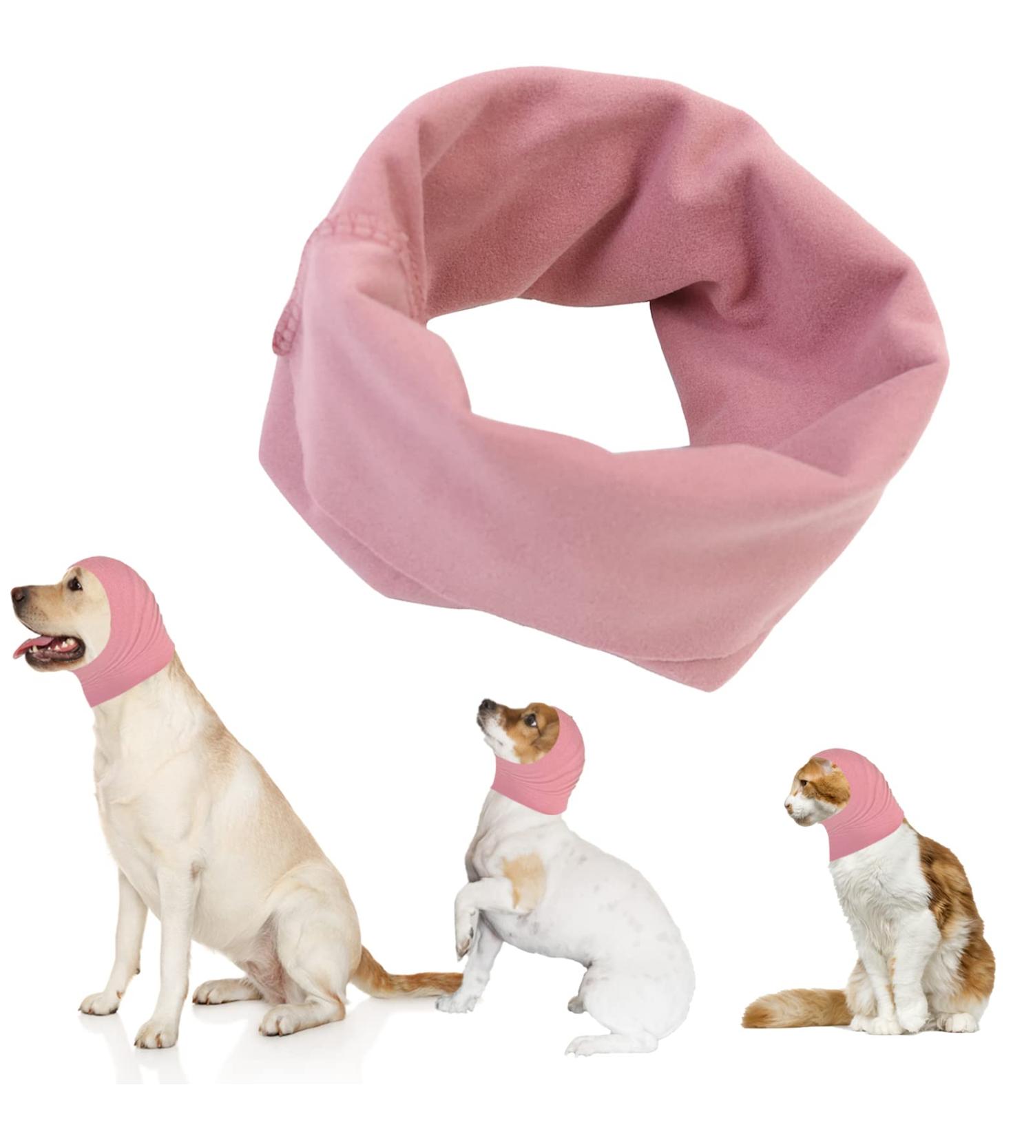 Dog Snood & Earmuff Hoodie - Noise Protection for Dogs & Cats | Ear Warmers & Hearing Protection - Buy Online on GoSupps.com