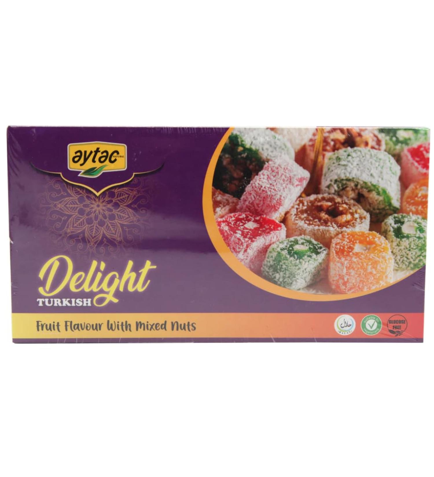 Turkish Delight Bowl with Mixed Nuts and Fruits (350G)