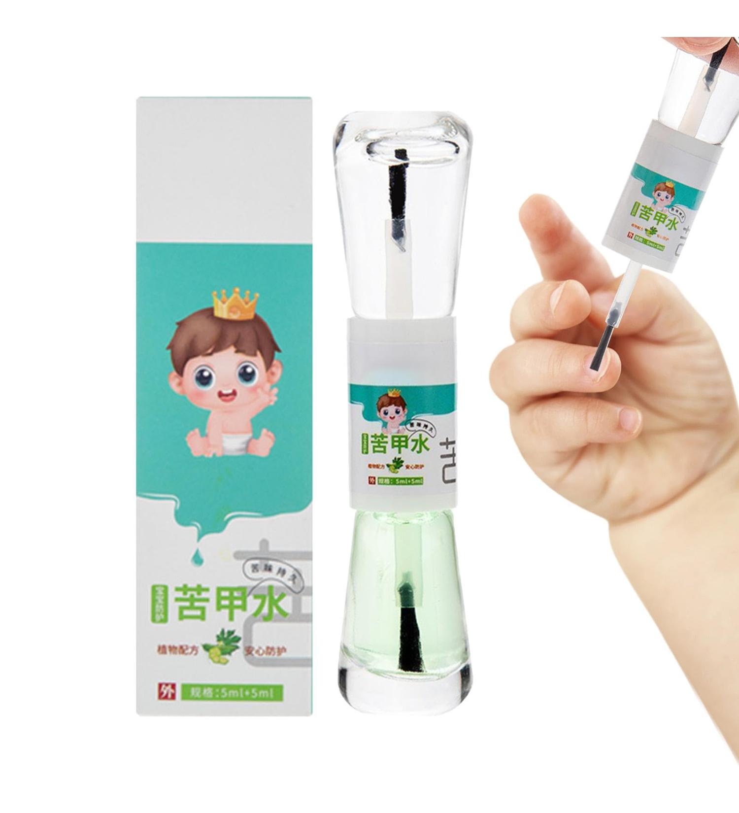 Derwrtup Liquid To Stop Nail Biting | 5ml Nail Bite Stopper Bitter Taste Anti Nail Biting For Kids Care For All Ages Stop Thumb Sucking Safe & Effective Safe For Adults Kids - Buy Online on GoSupps.com
