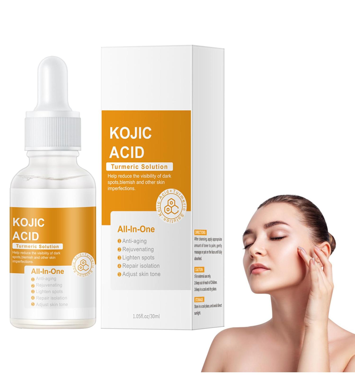 Kojic Acid Turmeric Oil Turmeric Oil Dark Spot Corrector Turmeric Face Serum Turmeric Dark Spot Corrector Serum Oil Turmeric Skin Brightening Oil Dark Spot Remover for Face Anti Aging Face Serum 100ml - Buy Online on GoSupps.com