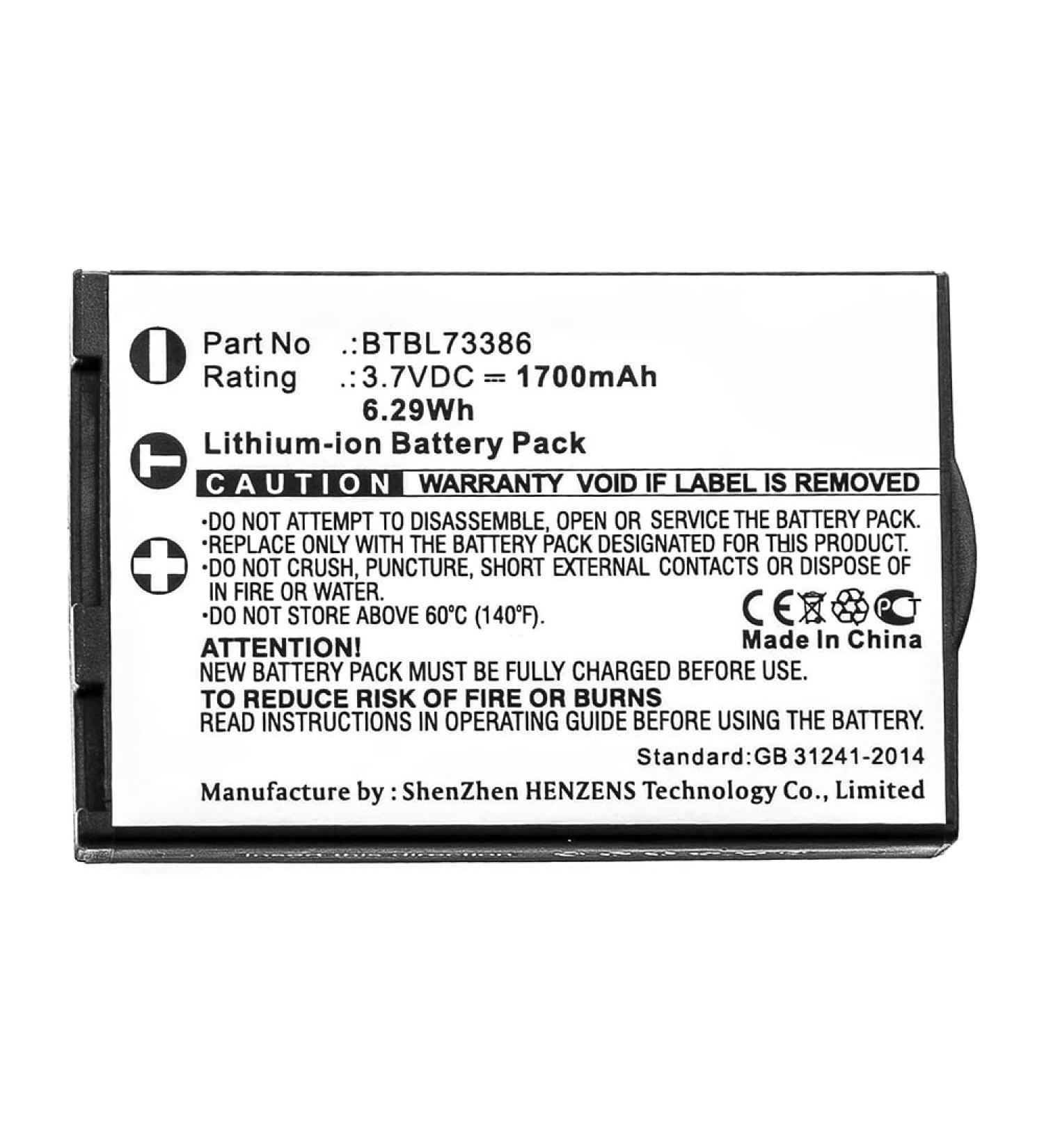 Buy Synergy Digital Remote Control Battery for URC TRC-1080 | Li-ion 3.7V 1700mAh Replacement - Ultra High Capacity - Buy Online on GoSupps.com