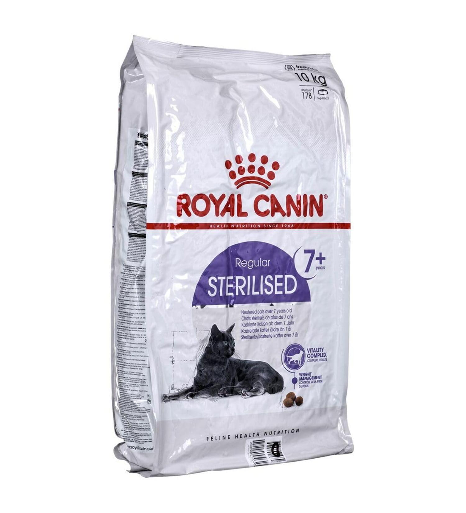 Royal Canin Sterilised +7 Cat Food 10 kg 10 kg (Pack of 1)