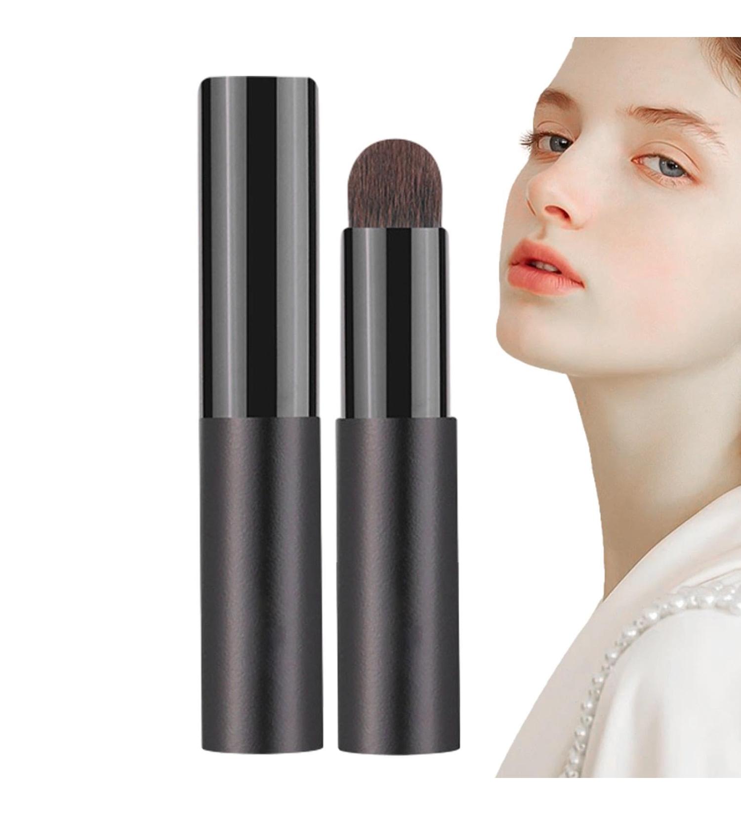 Wpsagek Lip Makeup Brush Lip Smudge Brush with Lid Portable Brush Lip Gloss Makeup Brush Makeup Applicator Eyeshadow Brush for Women Girls - Buy Online on GoSupps.com