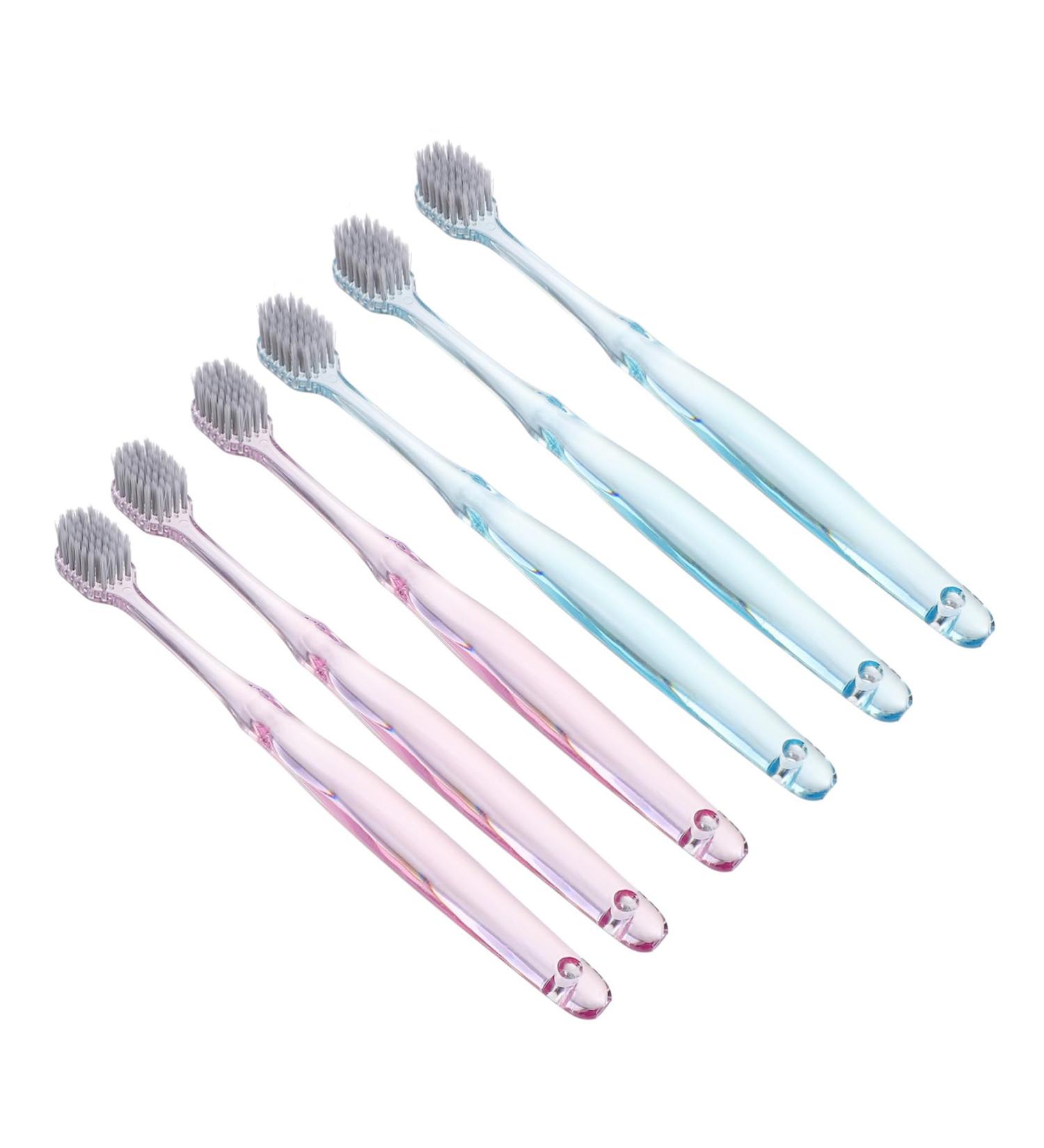 Hapinary 6-Piece Toothbrush Set | Classic & Travel Oral Care | Crystal & Cleaning Brushes for Adults - Shop Internationally - Buy Online on GoSupps.com