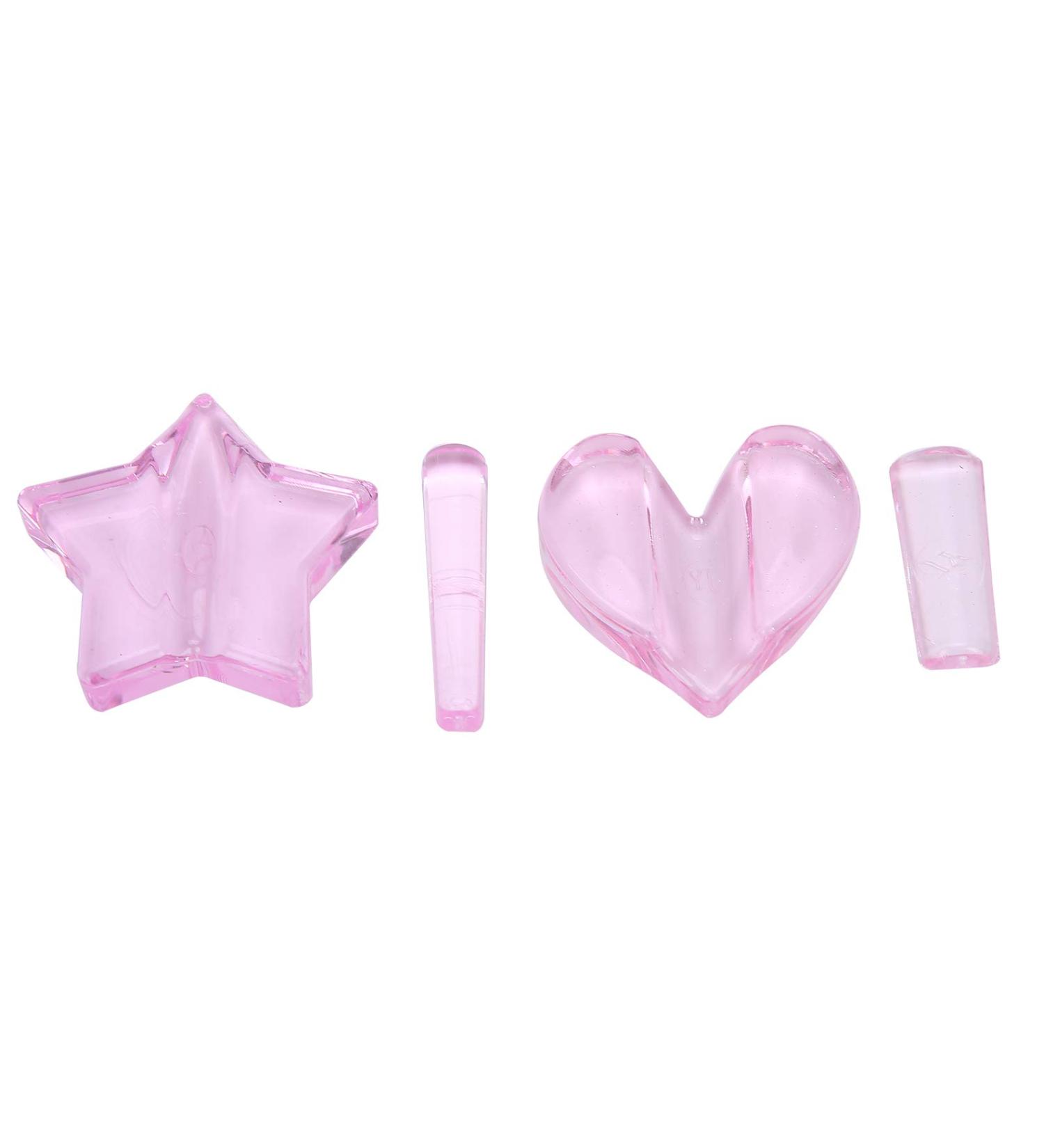 Professional Nail Art Design Tools - Nail-Shaped & Star Heart Shape Metal Frame for Home & Salon Use - Buy Online on GoSupps.com