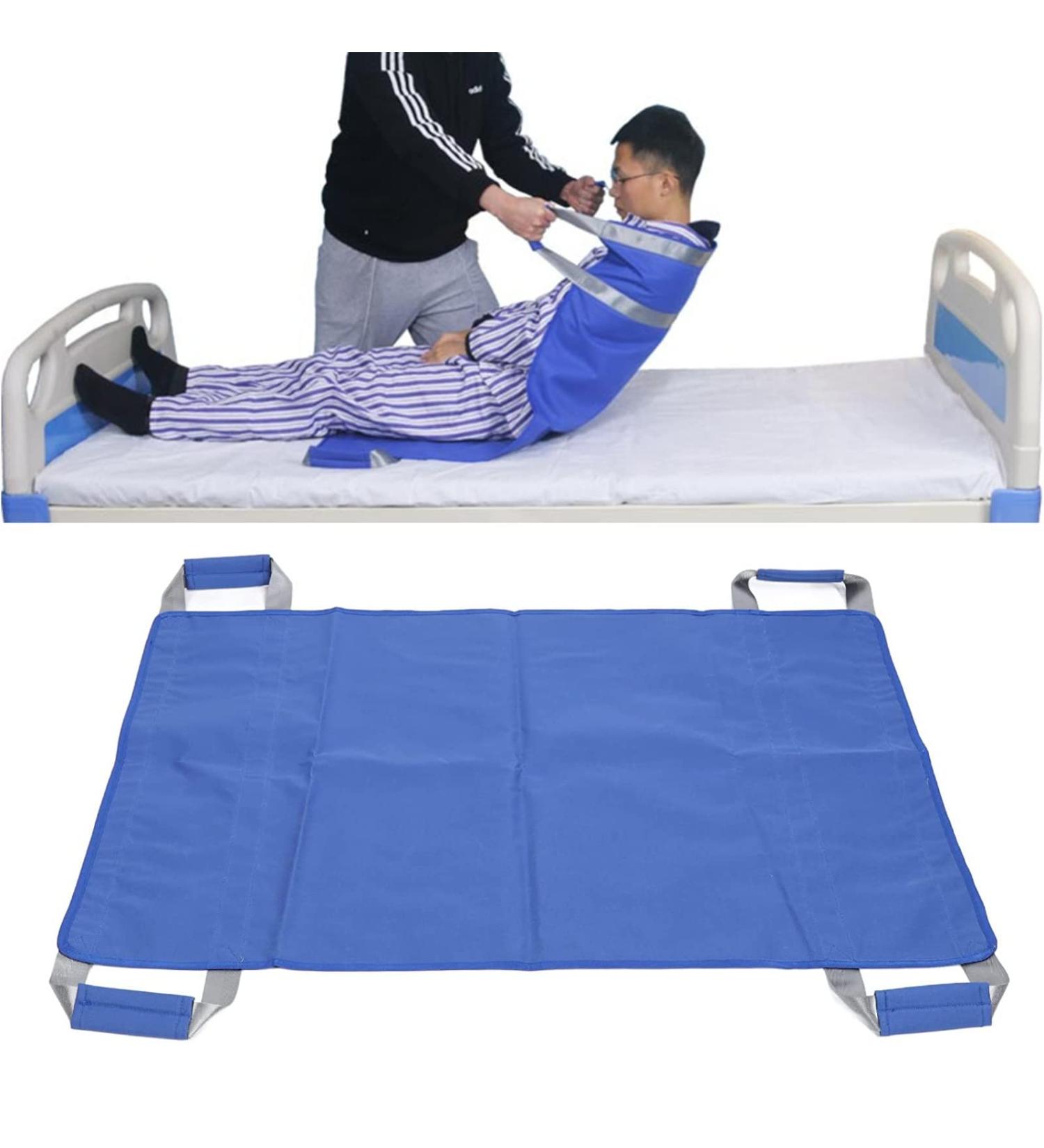 Positioning Bed Pad with Reinforced Handles 41.3" x 28.3" Patient Transfer Sheet Aid Assistant Reusable Waterproof for Body Lifting Turning Repositioning for Elderly Incontinence Caregiver - Buy Online on GoSupps.com