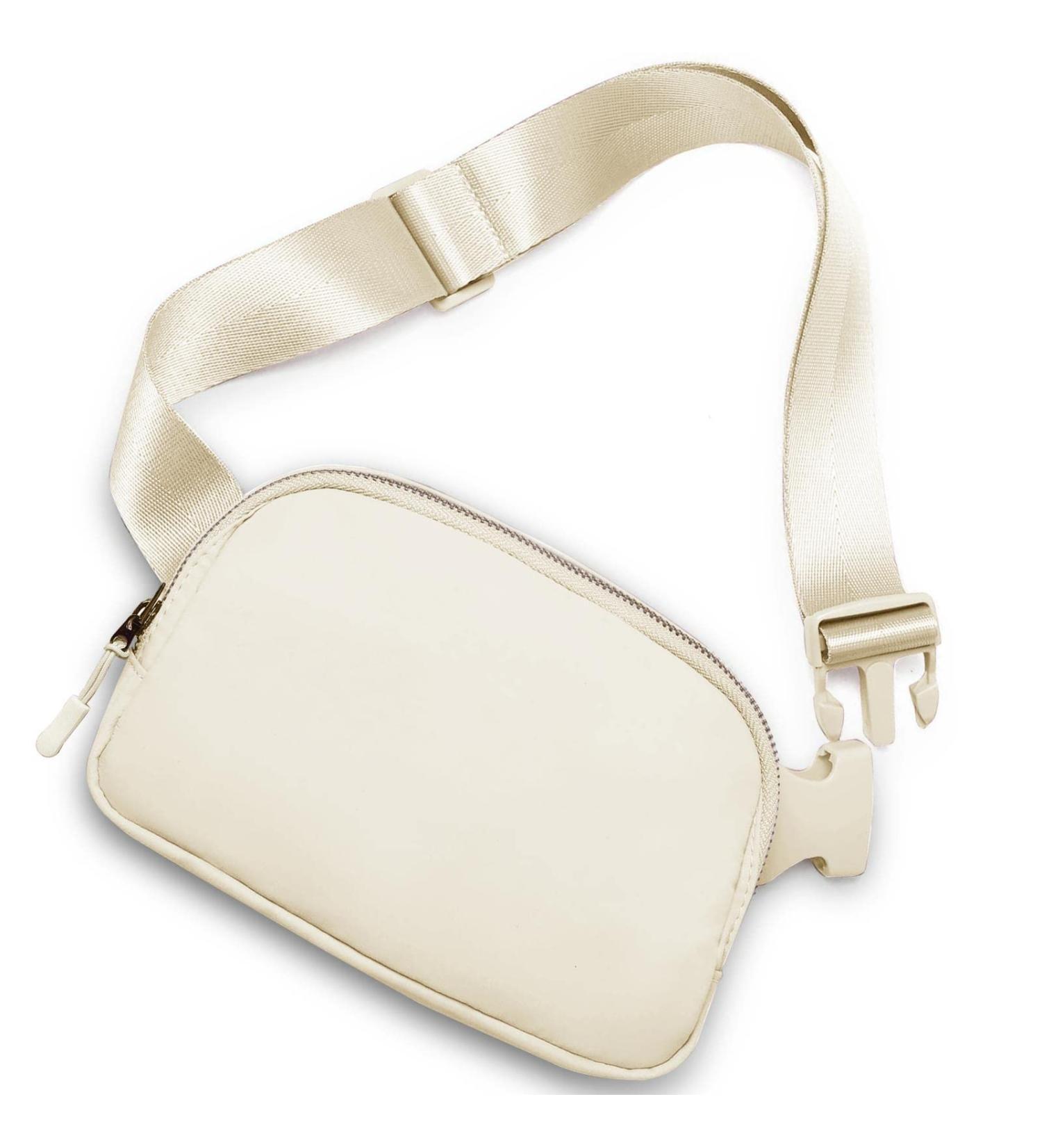 Joysoda 40 Inch Adjustable Fanny Pack Belt Bag - Unisex Beige Belt Bag for On-the-Go Style - Buy Online on GoSupps.com