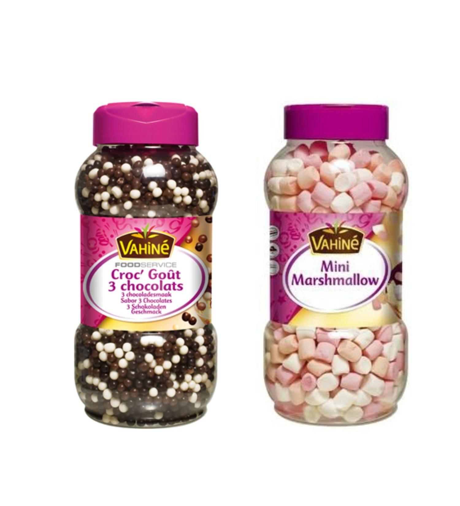 Vahine: Croc' taste 3 chocolates 400g & Mini marshmallows 150g