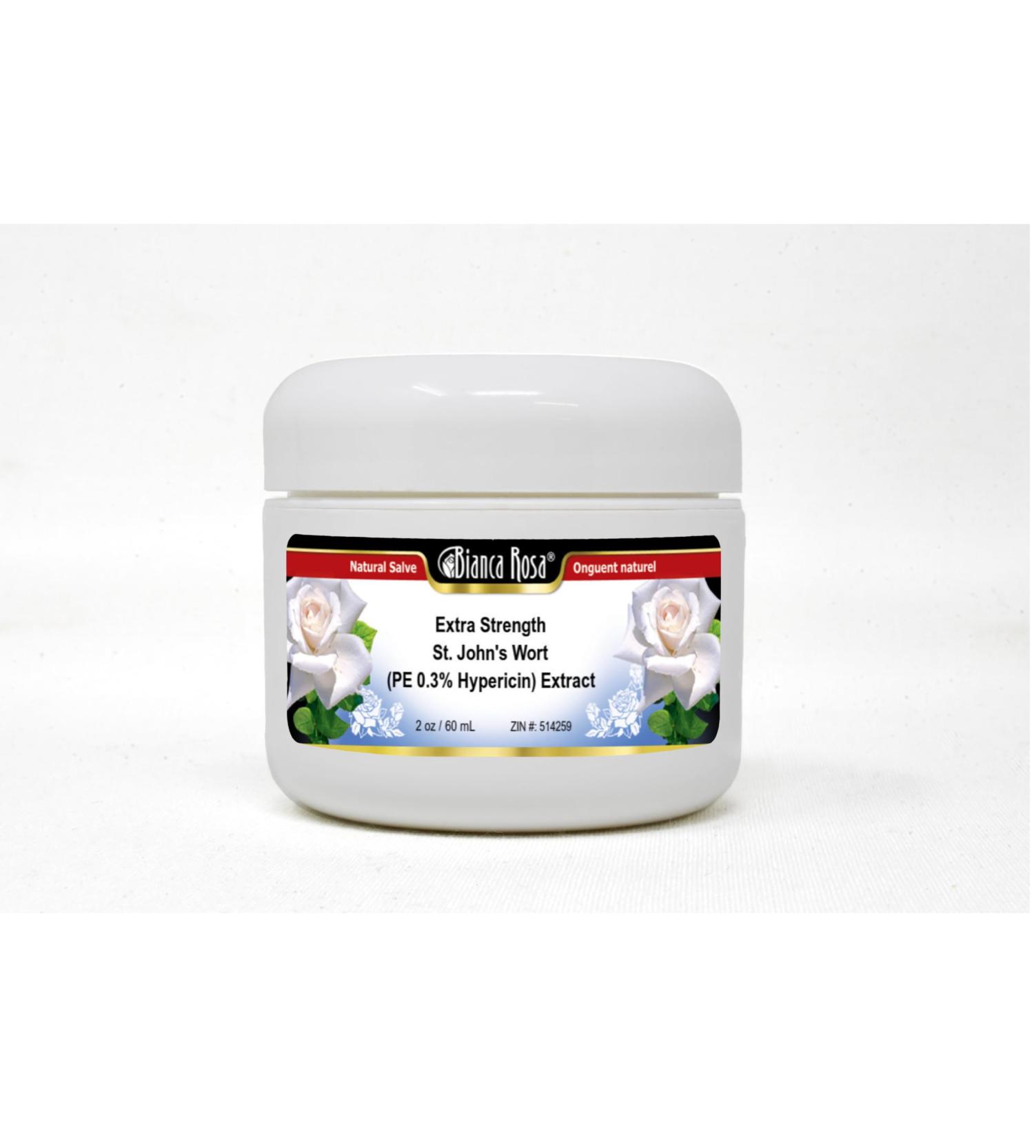 Bianca Rosa Extra Strength St. John's Wort (PE 0.3% Hypericin) Extract - Salve Ointment (2 oz ZIN: 514259) - Buy Online on GoSupps.com