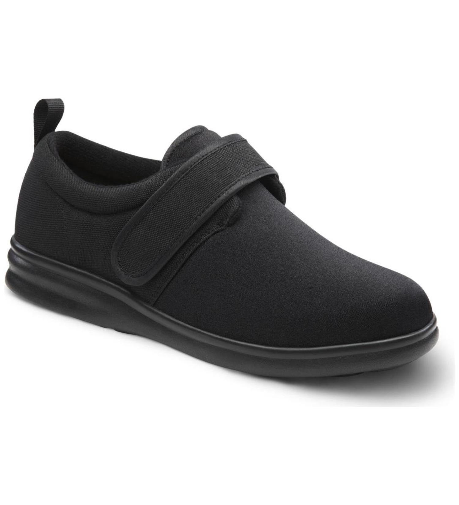 Buy Dr. Comfort Men's Carter Black Stretchable Diabetic Casual Shoes | Comfortable & Stylish Footwear for Diabetes | International Shipping Available - Buy Online on GoSupps.com