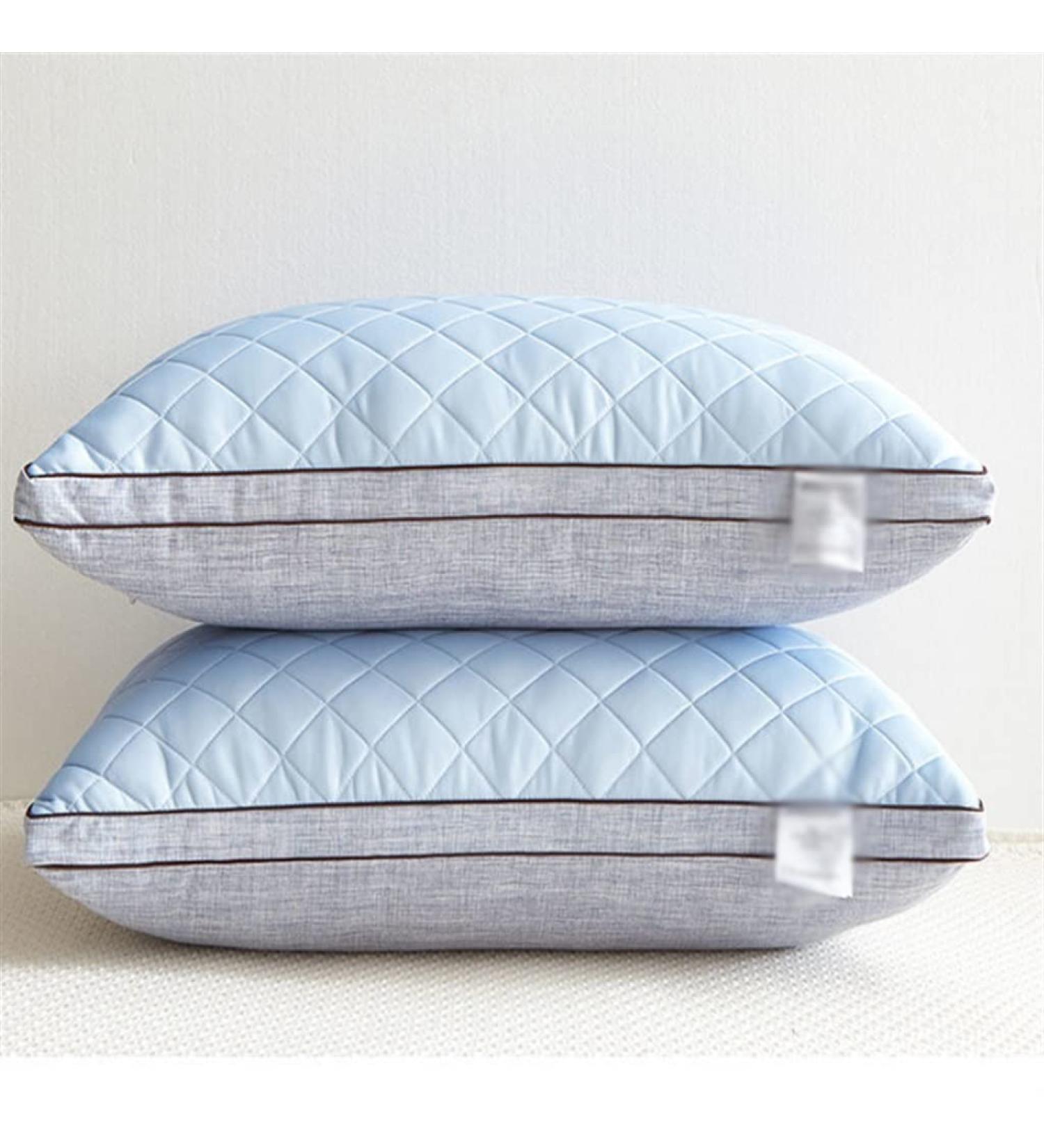 YANGRRJ Ice Silk Pillow Core 750g - Hotel Home Sleep Aid - Washable & Dual-use - Extra Large Size E - Perfect for Adults and Students - Buy Online on GoSupps.com