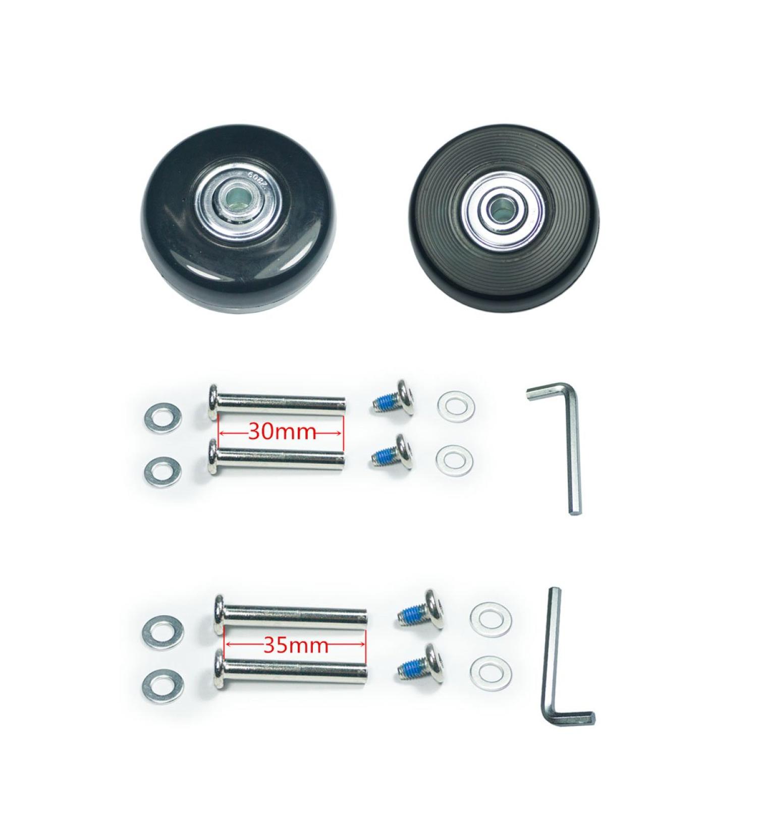 YongXuan Mute Wear-Resistant Luggage Suitcase Replacement Wheel Kit - 50mm x 18mm - Buy Online on GoSupps.com