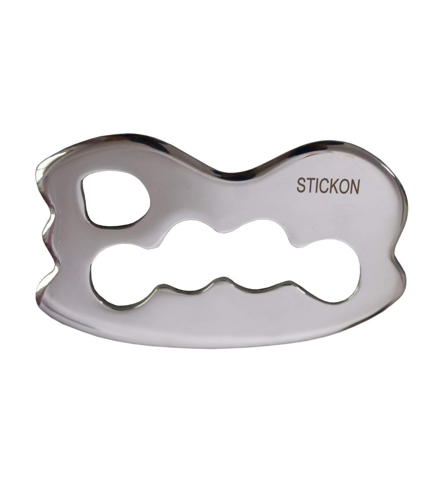 JustSun Gua Sha Scraper - Stainless Steel IASTM Tool for Soft Tissue Massage & Muscle Pain Relief - Buy Internationally - Buy Online on GoSupps.com