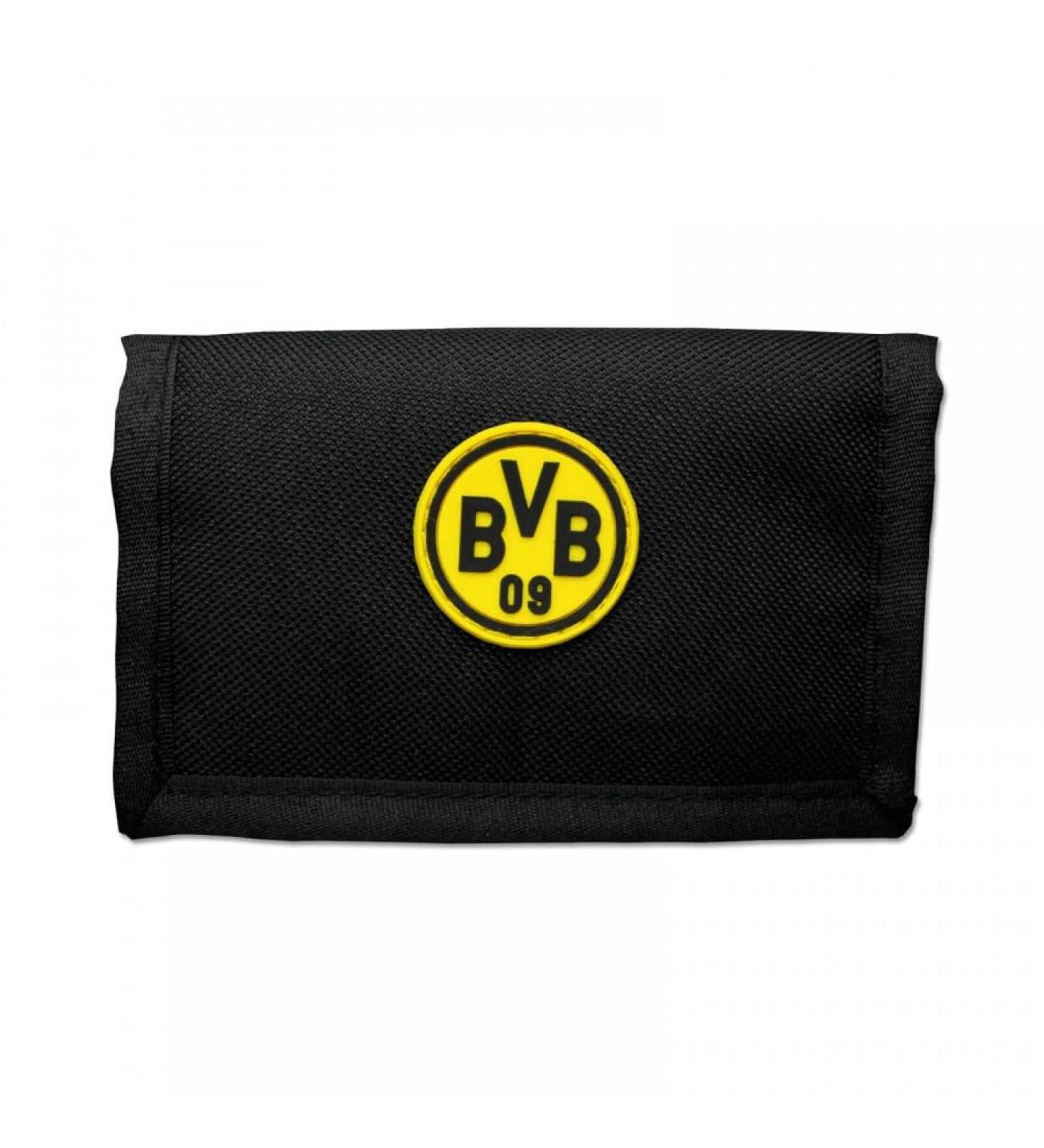 Buy Borussia Dortmund Wallet - Black & Yellow BVB 09 Logo Wallet - International Shipping Available - Buy Online on GoSupps.com