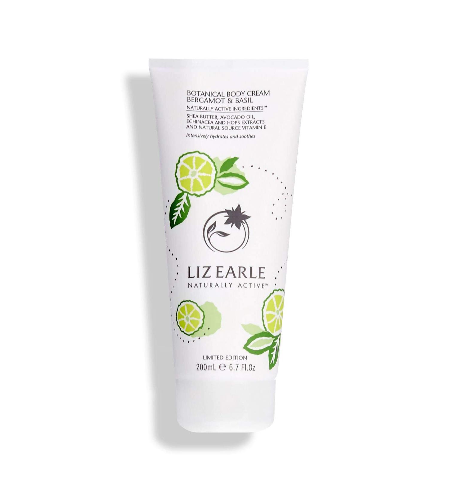 LIZ EARLE Botanical Body Cream BERGAMOT & BASIL 200ml