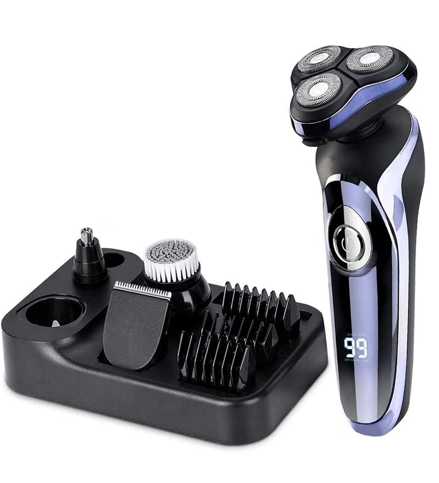 Best Head Shavers for Bald Men | 5 in 1 Electric Razor - Waterproof Cordless & Fast Charging - Buy Online on GoSupps.com