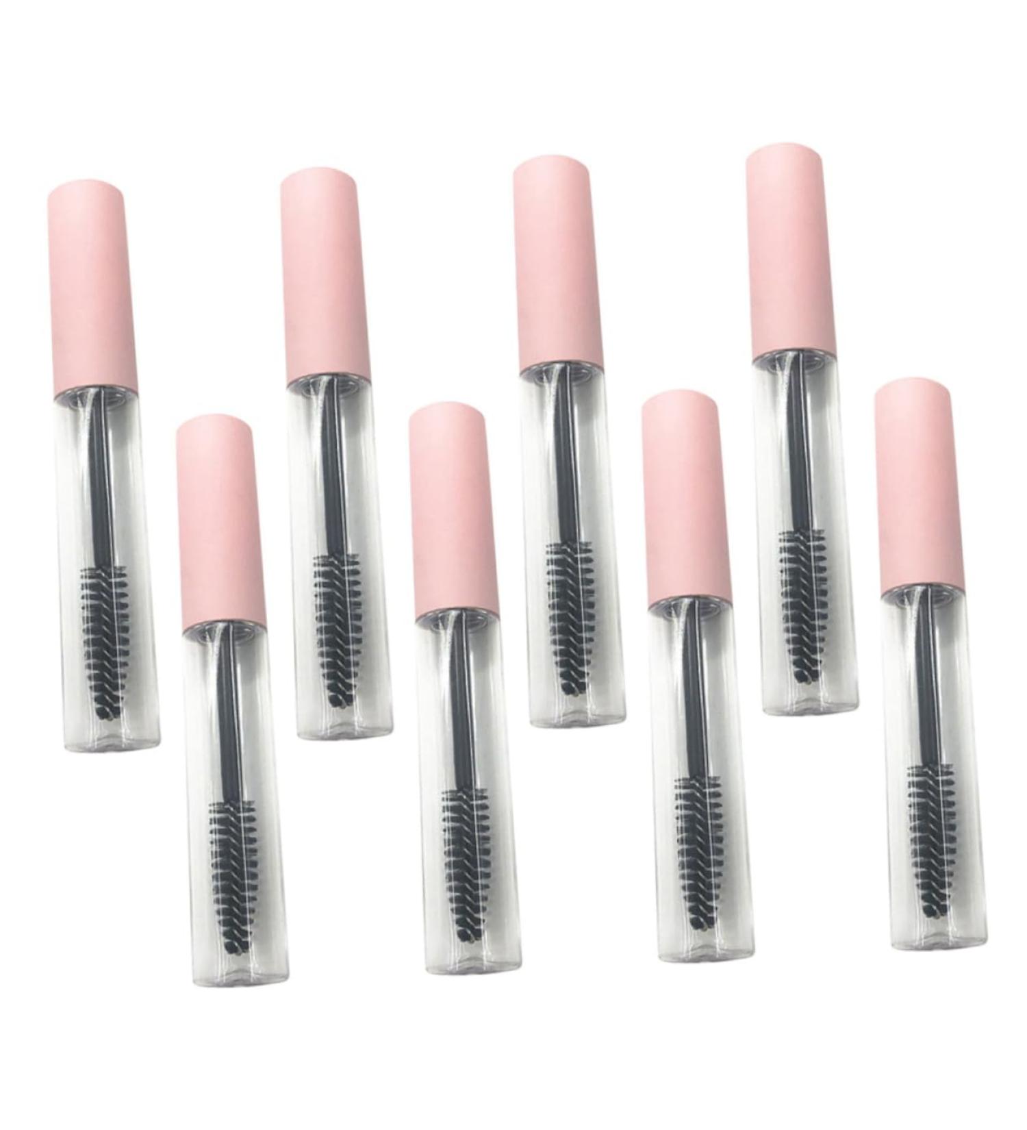Healeved 8pcs Mascara Tube Make up for Face Mascara Wands Lipstick Tube Premium Tubes Abs 1 g (Pack of 1) Pink - Buy Online on GoSupps.com