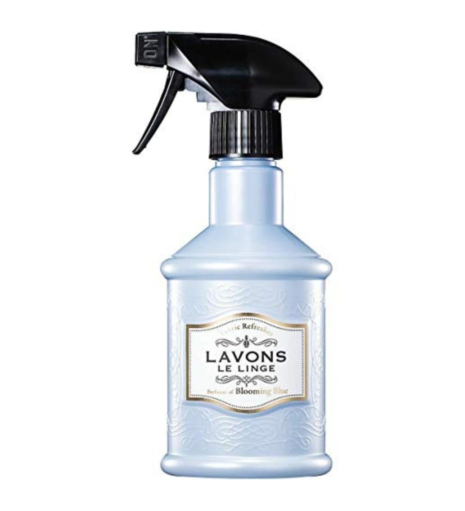 Japanese Fabric Deodorizer Spray - Premium Freshener for Kids Pets & Sensitive Skin | Smell Remover for Carpets & Couches - Blooming Blue 370mL - Buy Online on GoSupps.com