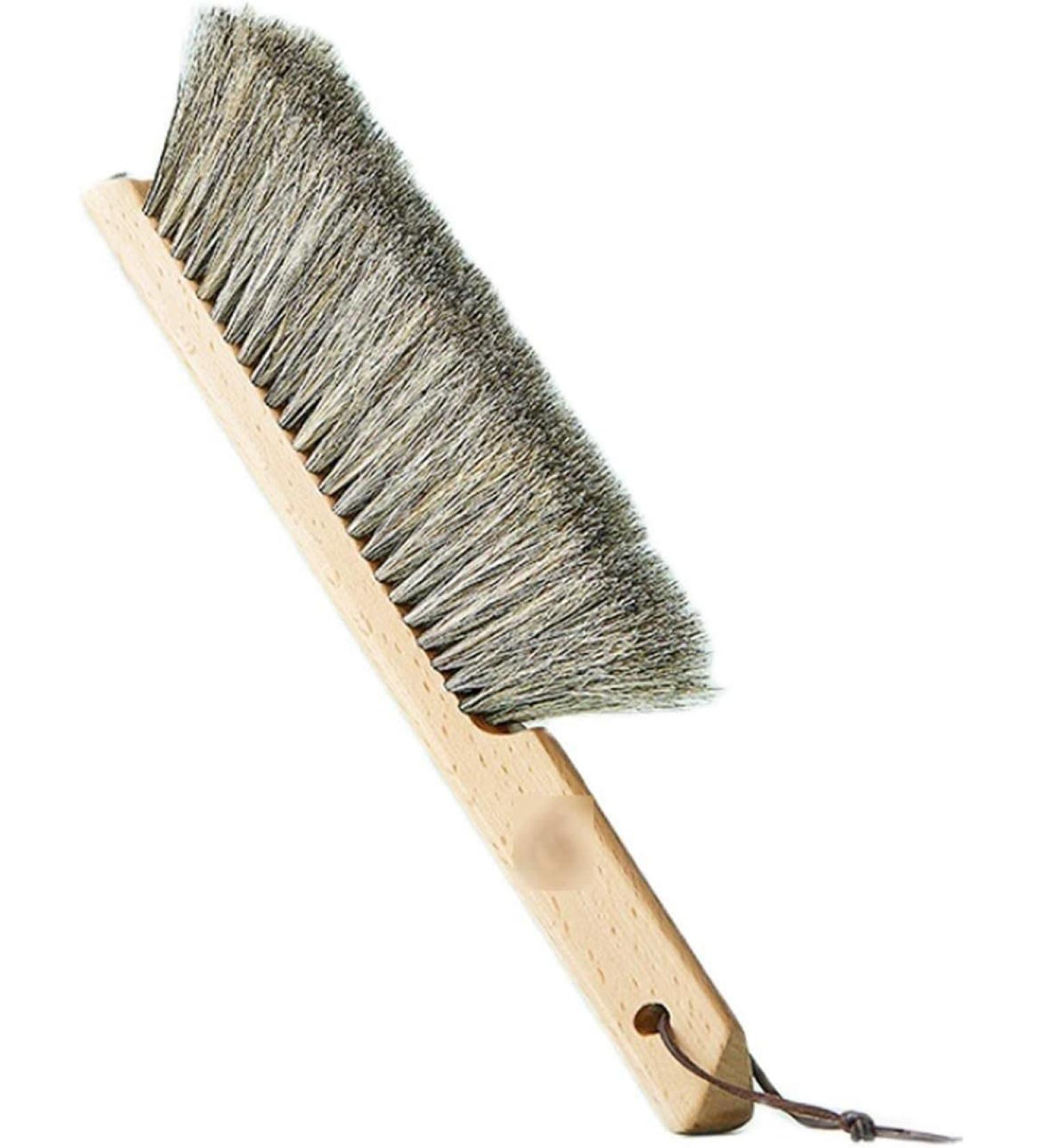 Set Duster Natural Horsehair Cleaning Brush Counter Duster with Wood Handle Dusters for Home Hotel Office Car Handle Dusters Brushes - Buy Online on GoSupps.com