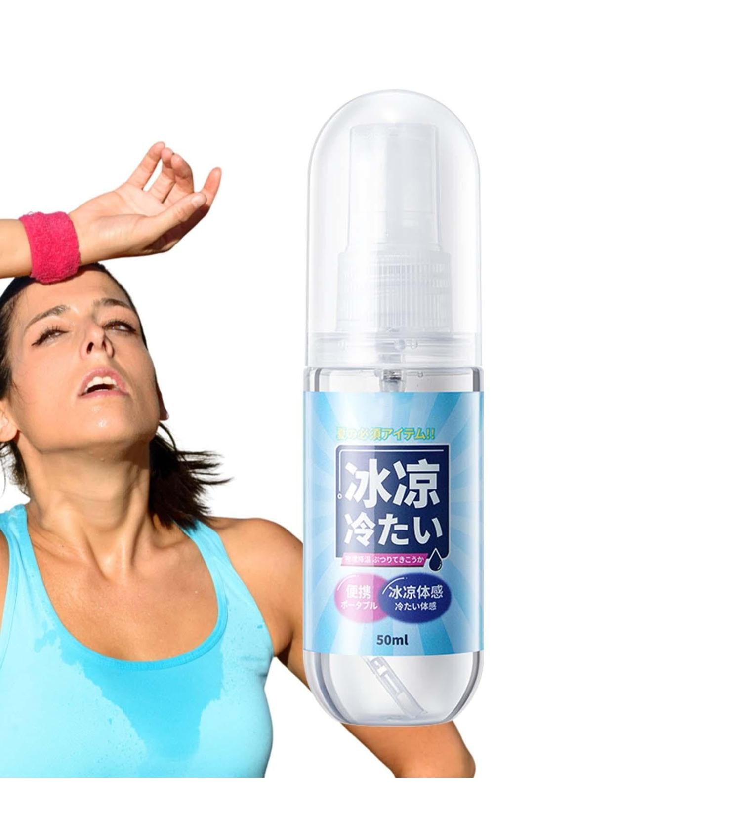 Cooling Spray for Hot Weather | Outdoor Instant Clothing Cooling Mist Mild and Safe Cooling Artifact for Picnic Outings Travel Camping and Hiking - Buy Online on GoSupps.com