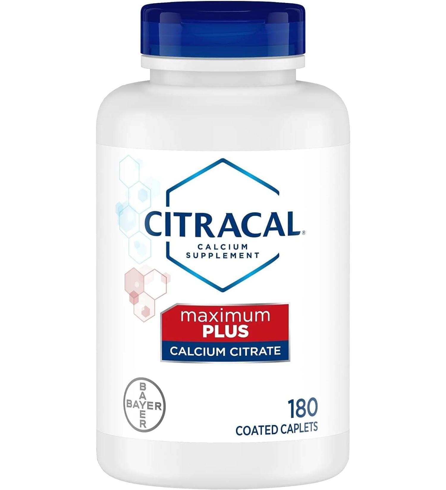 SPEC Maximum Plus Calcium Citrate with Vitamin D3 180ct Caplets - Buy Online on GoSupps.com