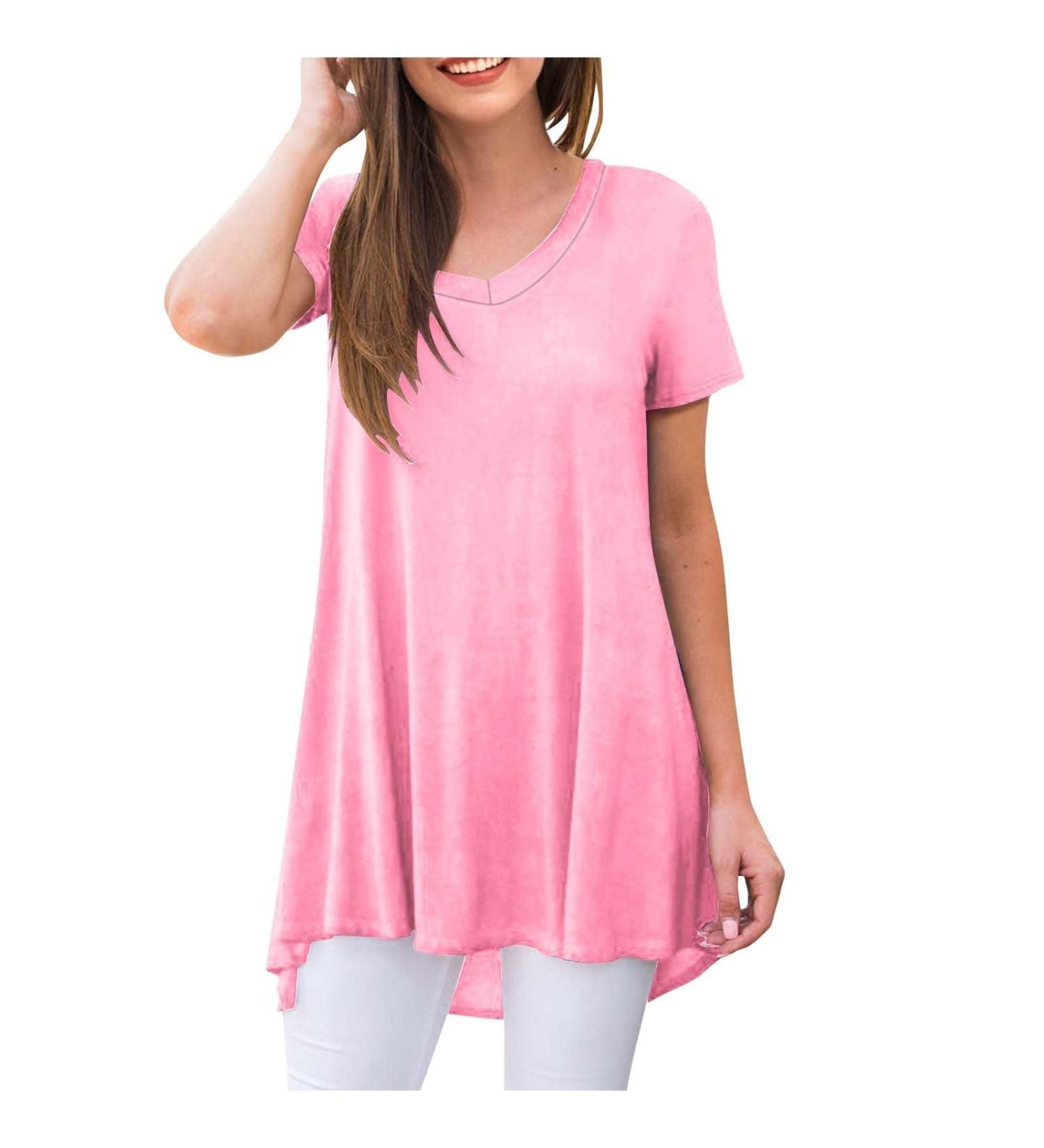 Shop Monochrome Genetic Womens T-Shirt | Summer Loose Tops & Sportswear in Pink - International Shipping Available - Buy Online on GoSupps.com