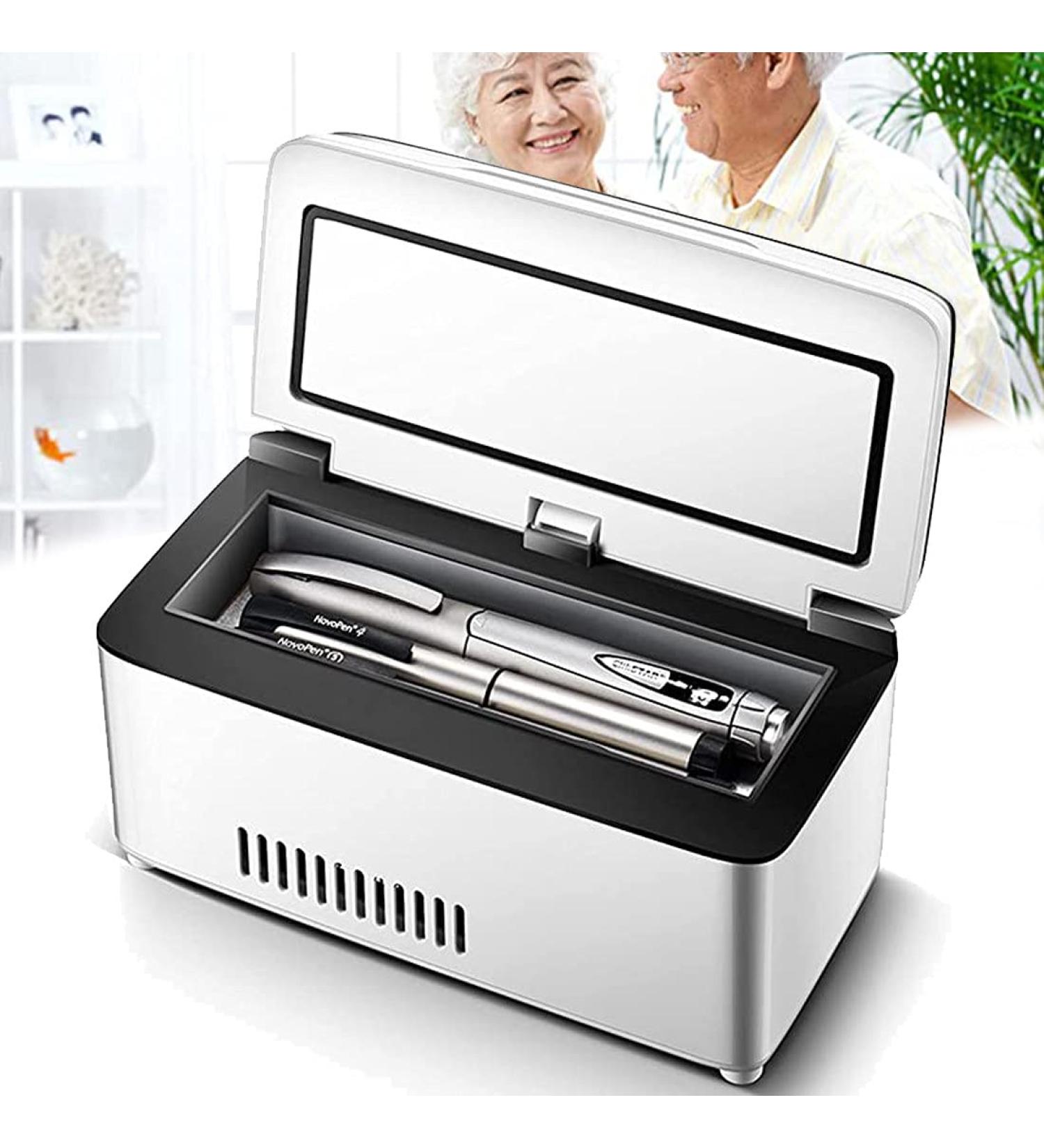 Insulin Cooler Case USB Charger Mini Medicine Refrigerator Portable Insulin Cooler Box Car Small Refrigerator for Keeping Diabetes Drug Cooler About 8-10 Hours 3*Battery - Buy Online on GoSupps.com